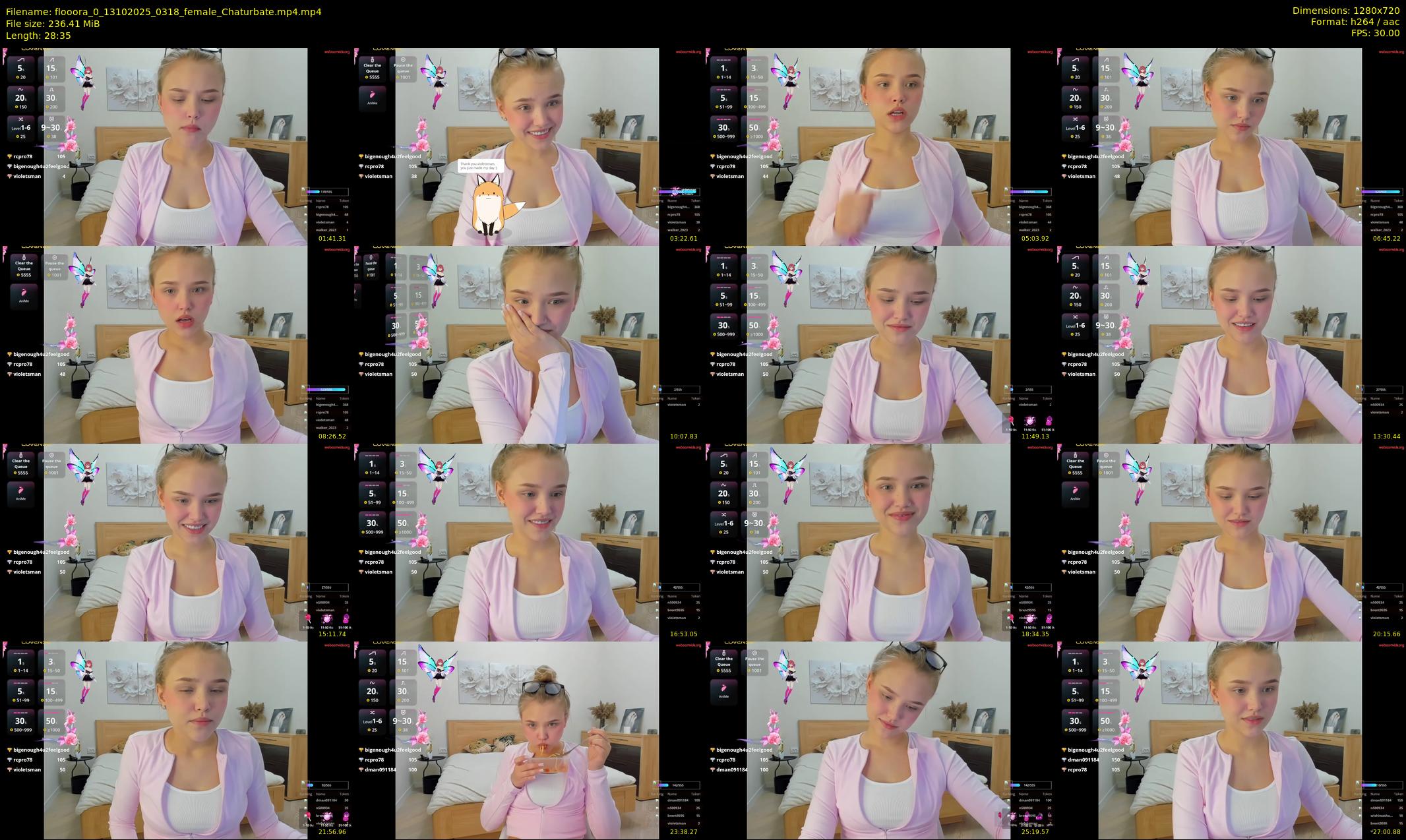 flooora_0 — 29 minute Chaturbate couple cam show recording, 720p, Oct 13, 2025