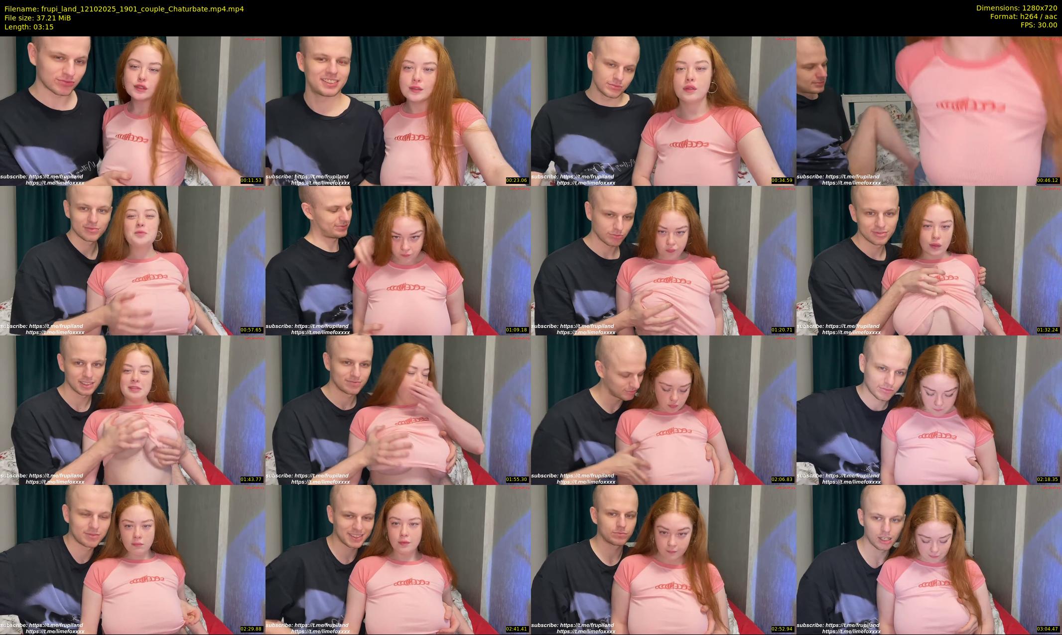 frupi_land — 4 minute Chaturbate couple cam show recording, 720p, Oct 12, 2025