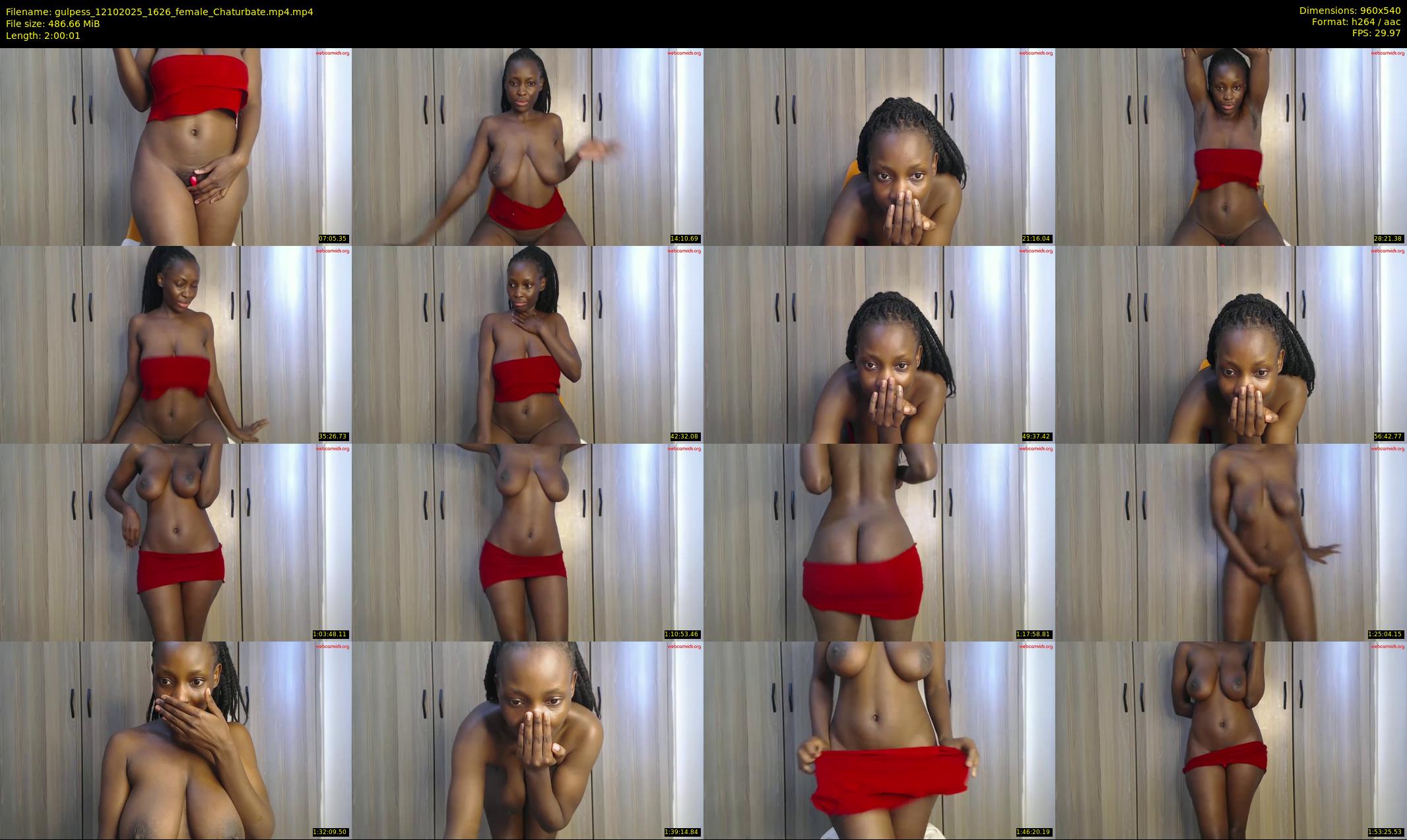 gulpess — 121 minute Chaturbate female cam show recording, 480p, Oct 12, 2025