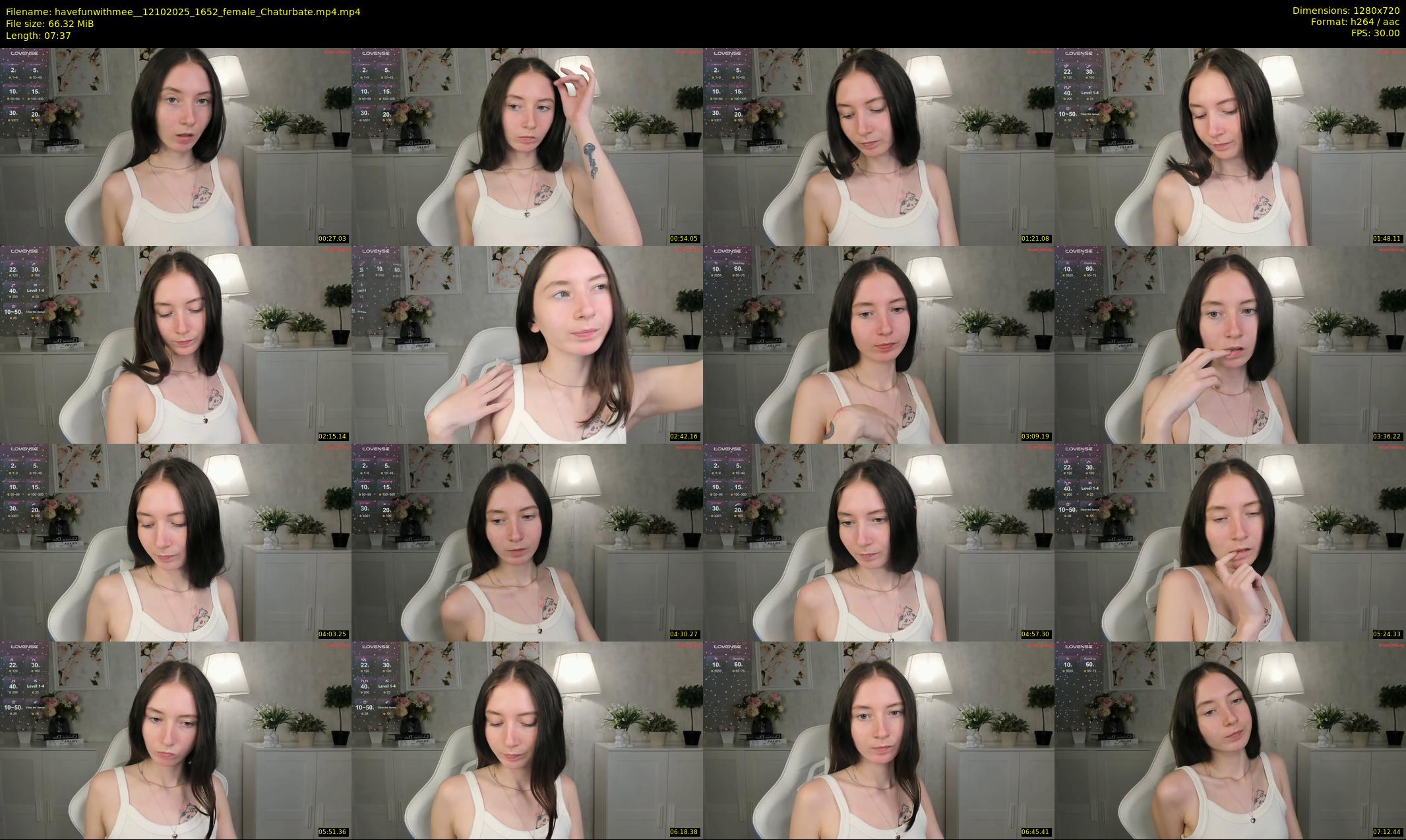 havefunwithmee_ — 8 minute Chaturbate female cam show recording, 720p, Oct 12, 2025