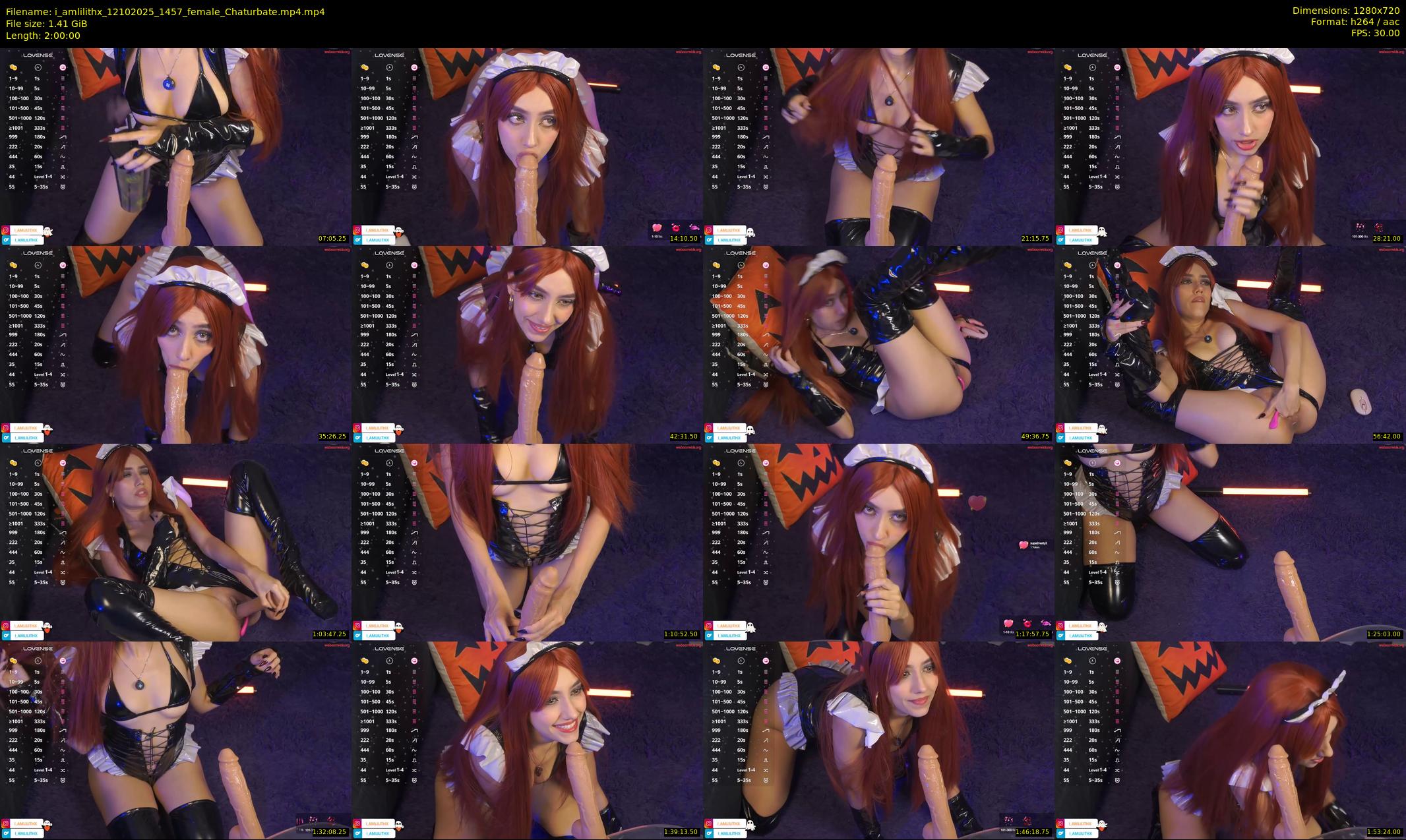 i_amlilithx — 120 minute Chaturbate female cam show recording, 720p, Oct 12, 2025