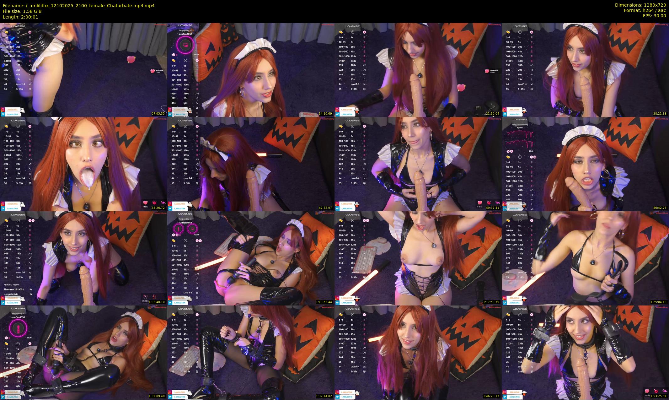 i_amlilithx — 121 minute Chaturbate female cam show recording, 720p, Oct 12, 2025