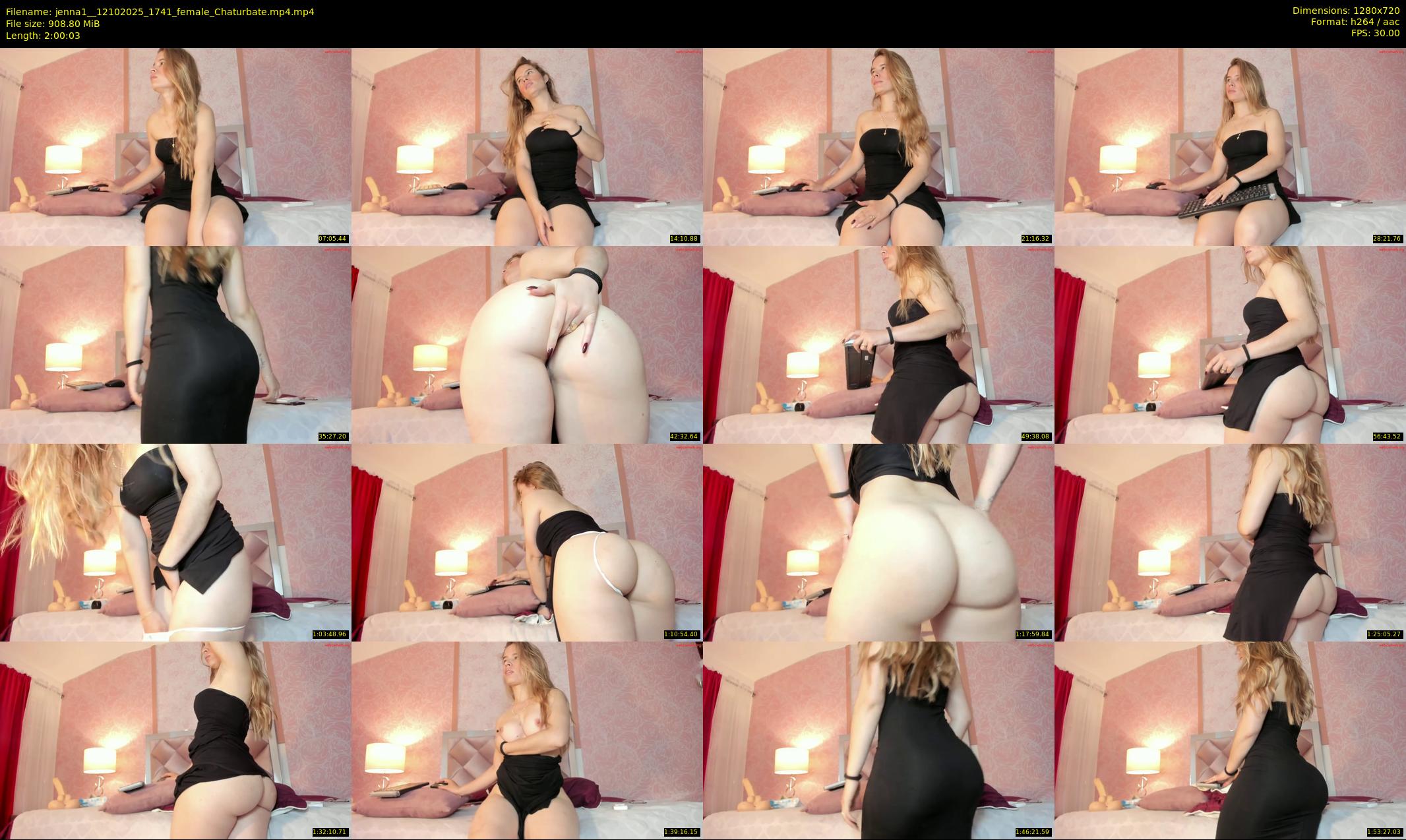 jenna1_ — 121 minute Chaturbate female cam show recording, 720p, Oct 12, 2025