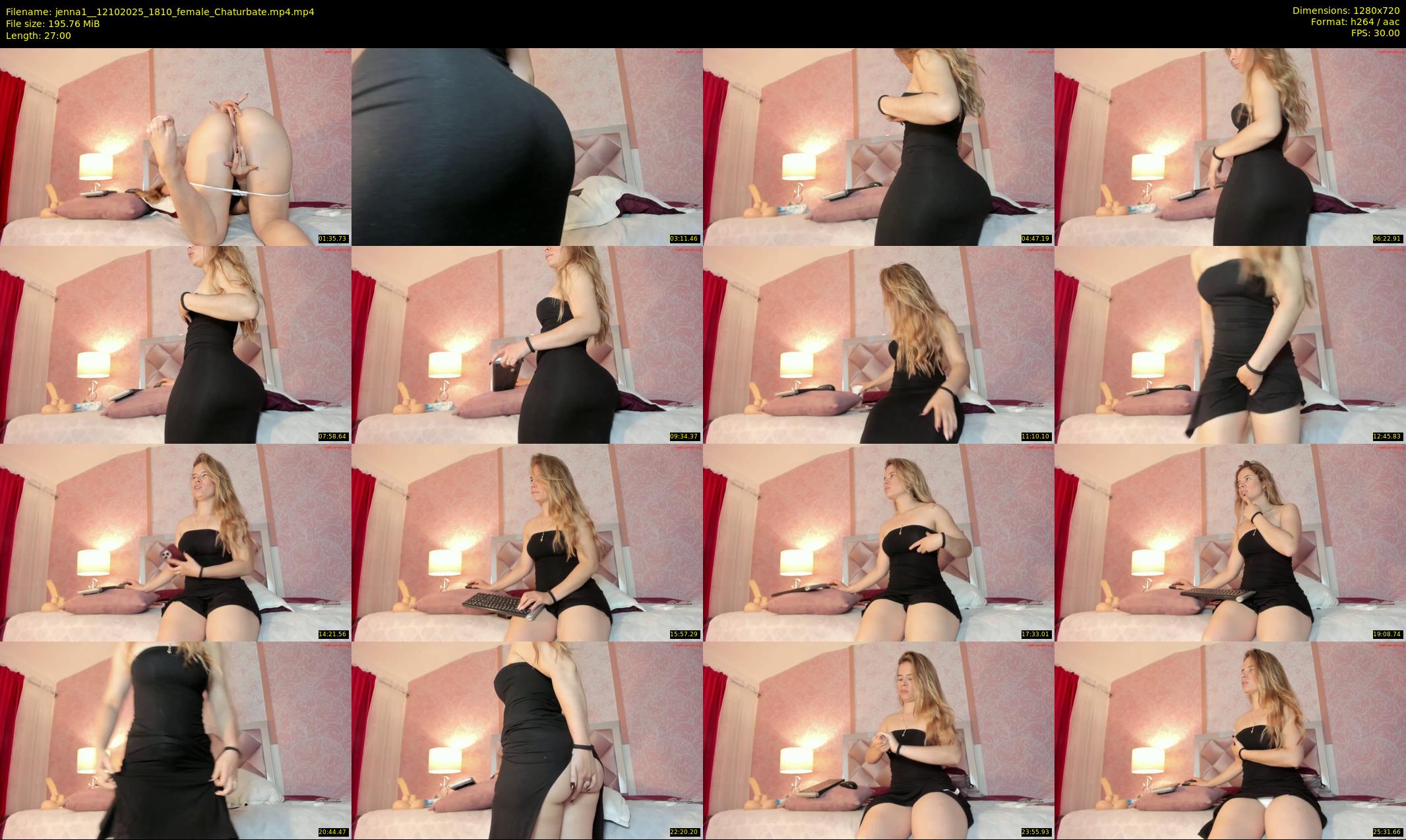 jenna1_ — 27 minute Chaturbate female cam show recording, 720p, Oct 12, 2025