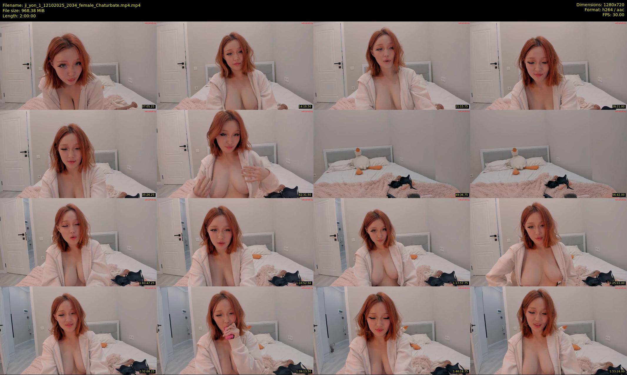ji_yon_1 — 120 minute Chaturbate female cam show recording, 720p, Oct 12, 2025