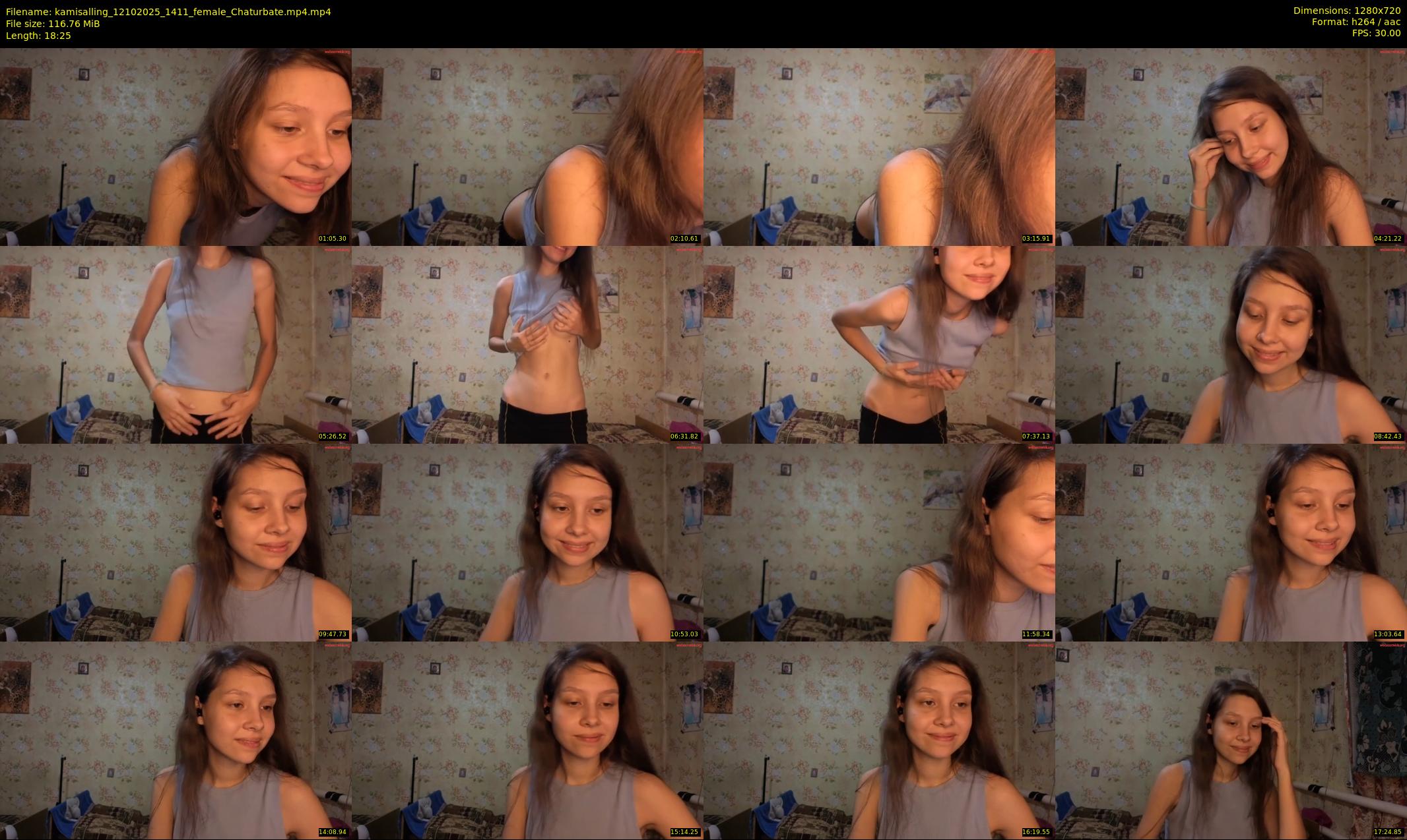 kamisalling — 19 minute Chaturbate female cam show recording, 720p, Oct 12, 2025