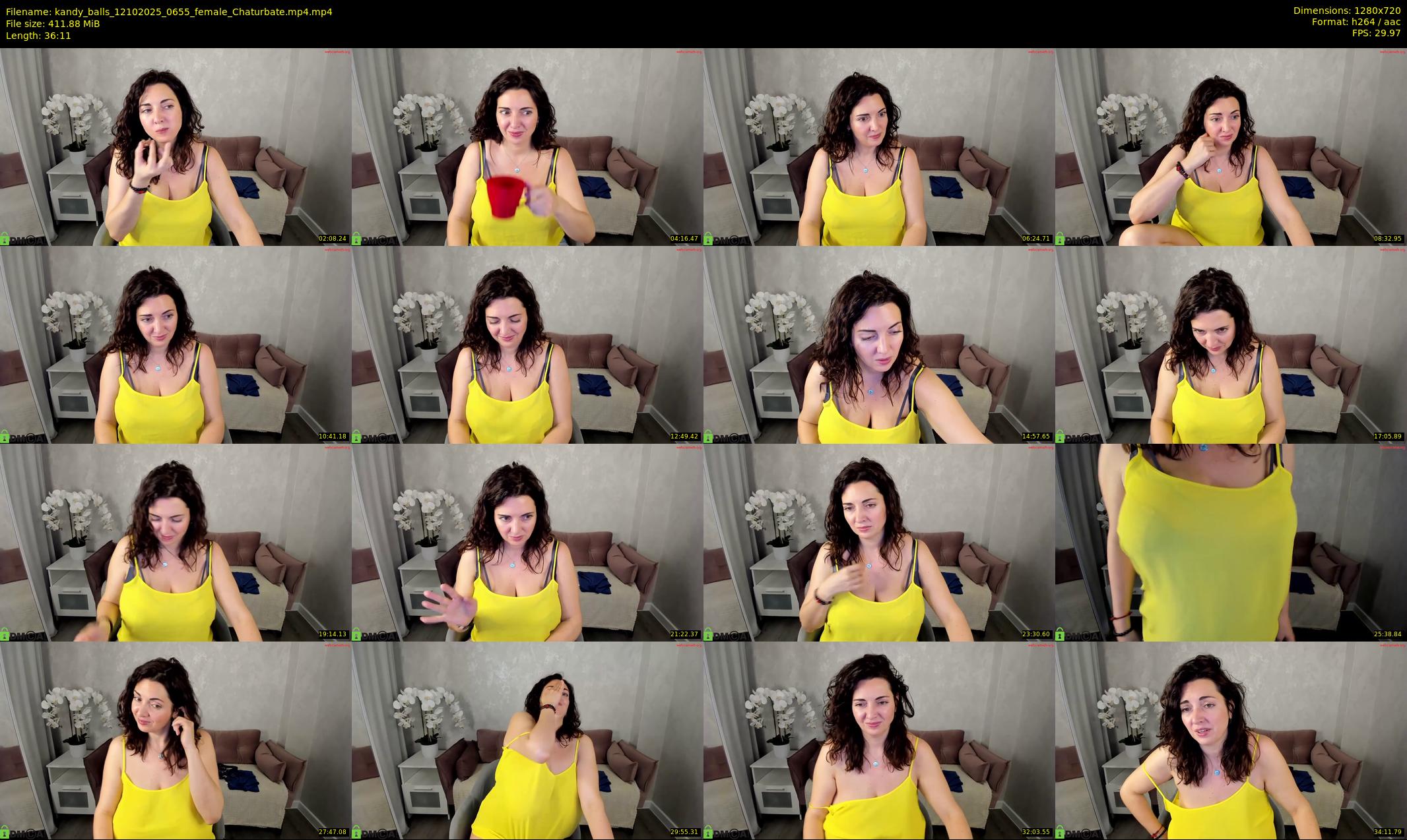kandy_balls — 37 minute Chaturbate female cam show recording, 720p, Oct 12, 2025