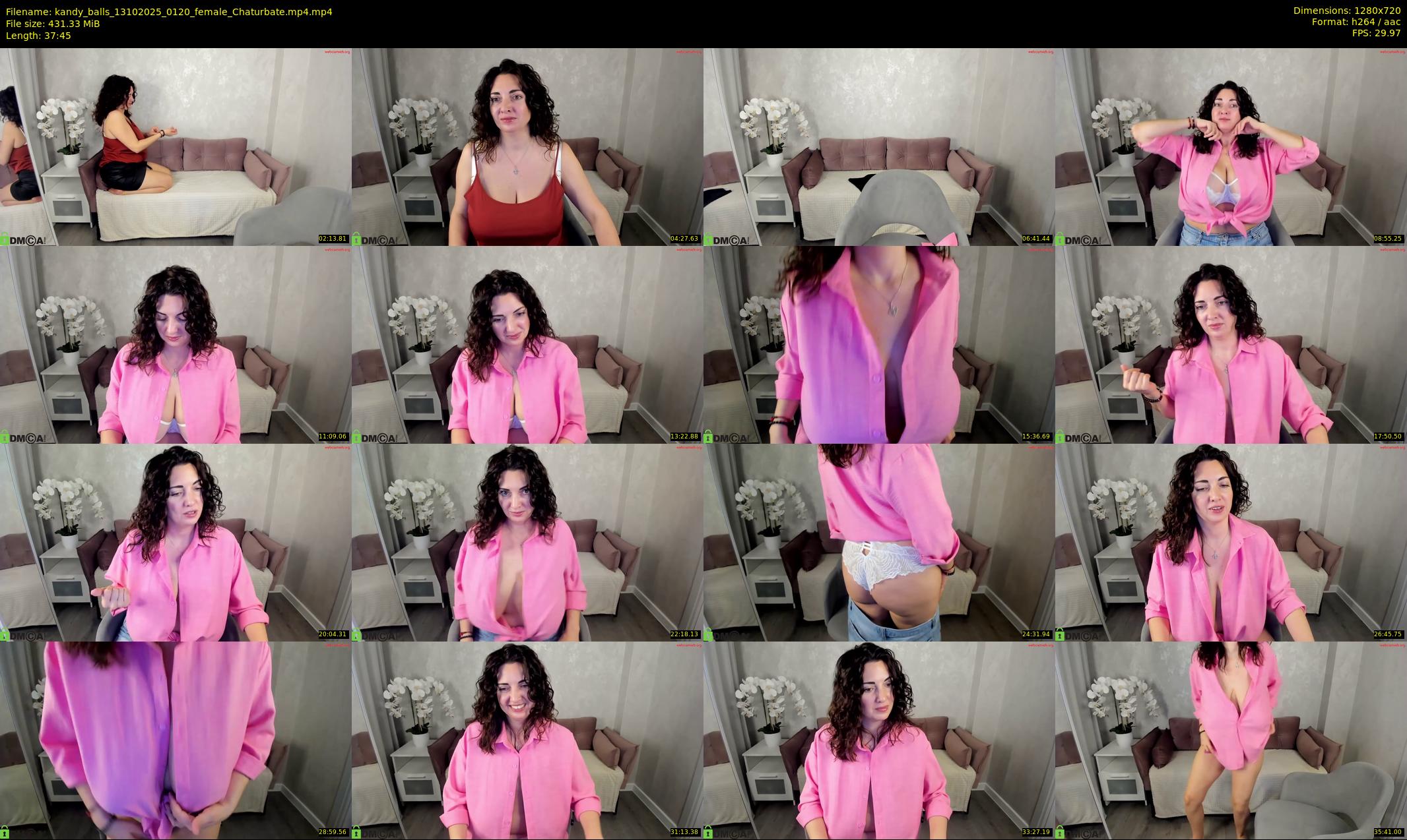 kandy_balls — 38 minute Chaturbate female cam show recording, 720p, Oct 13, 2025