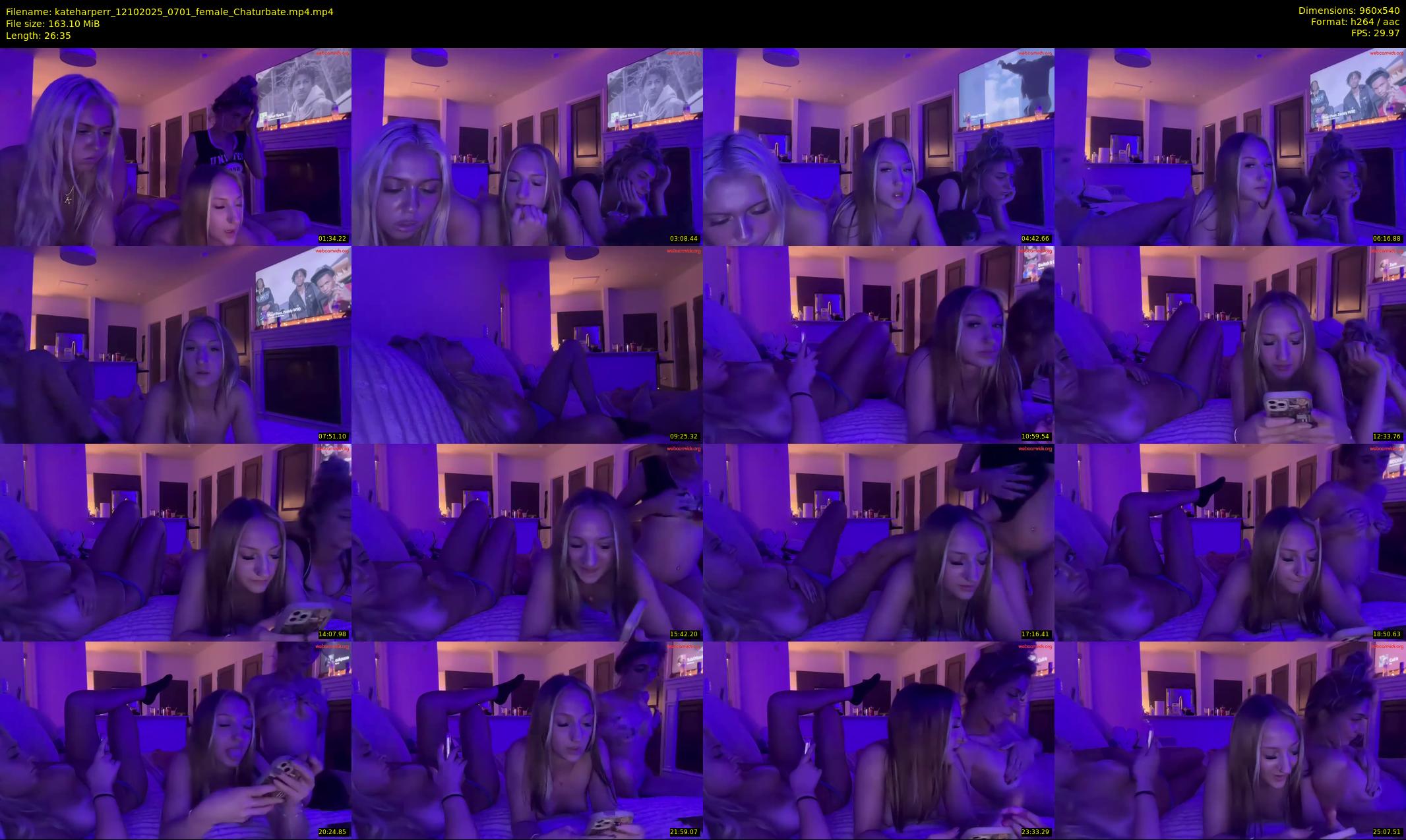 kateharperr — 27 minute Chaturbate female cam show recording, 480p, Oct 12, 2025