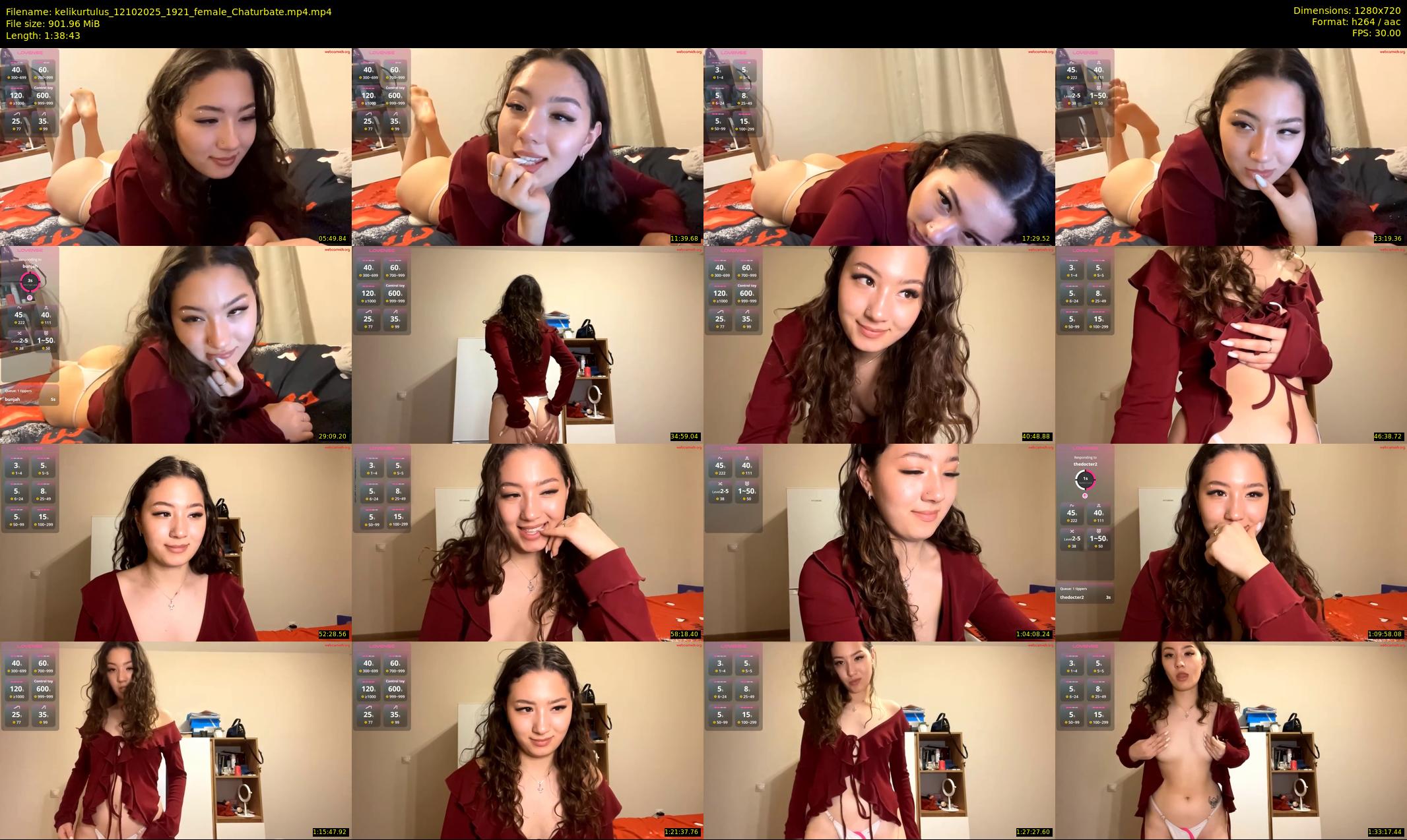 kelikurtulus — 99 minute Chaturbate female cam show recording, 720p, Oct 12, 2025