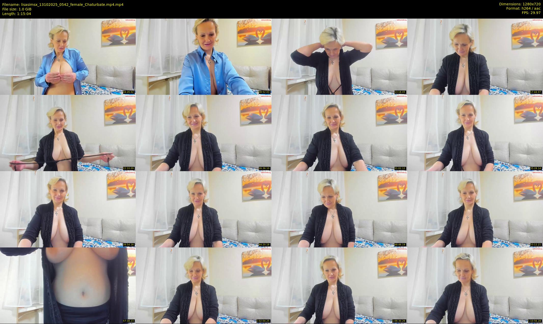 lisasimsx — 76 minute Chaturbate female cam show recording, 720p, Oct 13, 2025