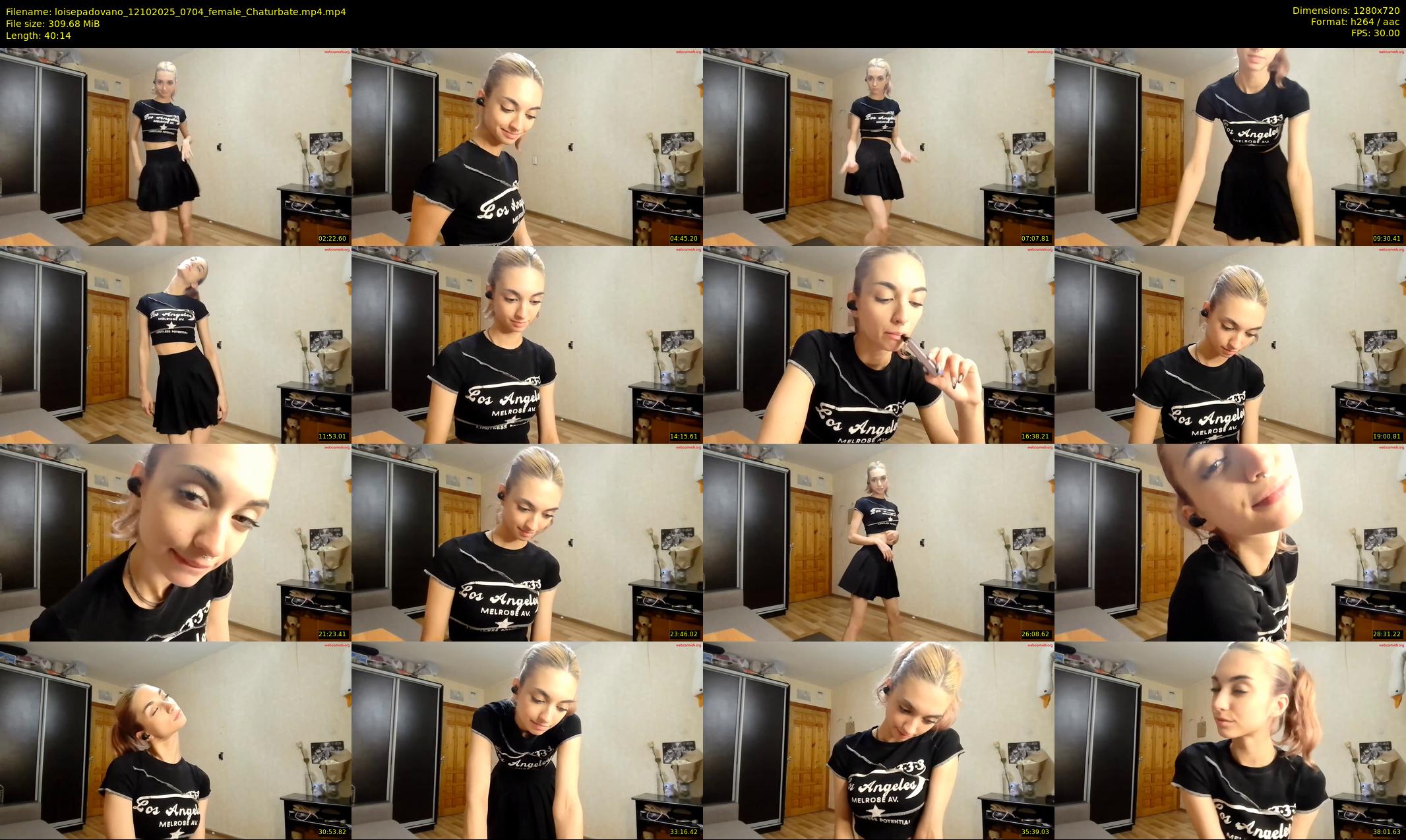 loisepadovano — 41 minute Chaturbate female cam show recording, 720p, Oct 12, 2025