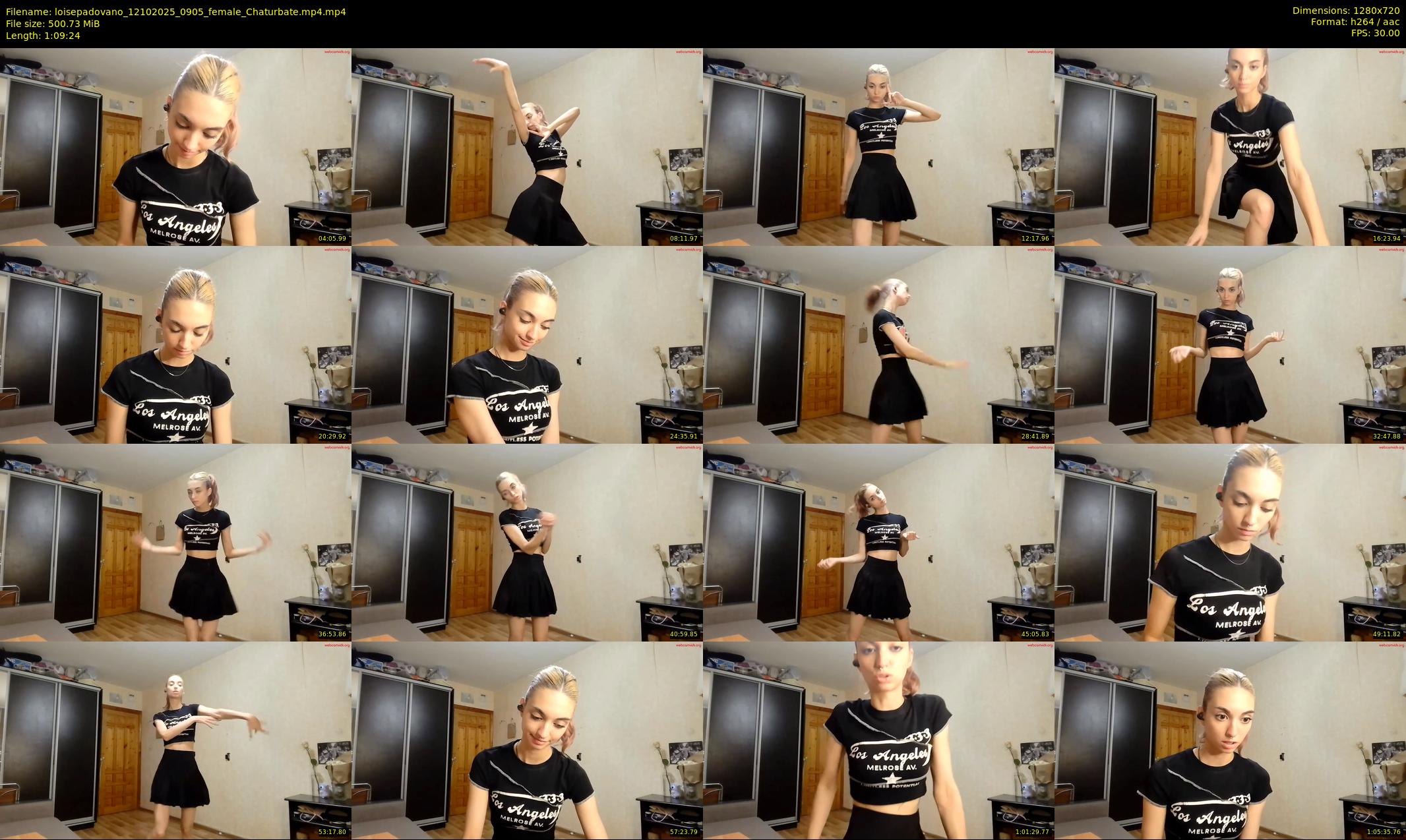 loisepadovano — 70 minute Chaturbate female cam show recording, 720p, Oct 12, 2025