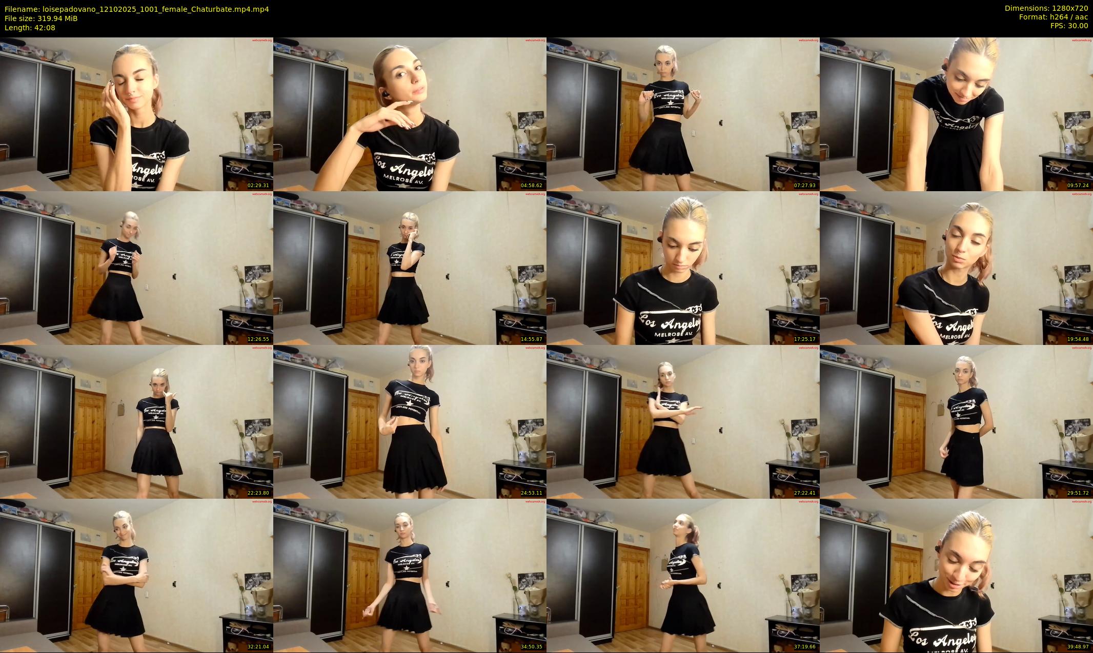 loisepadovano — 43 minute Chaturbate female cam show recording, 720p, Oct 12, 2025