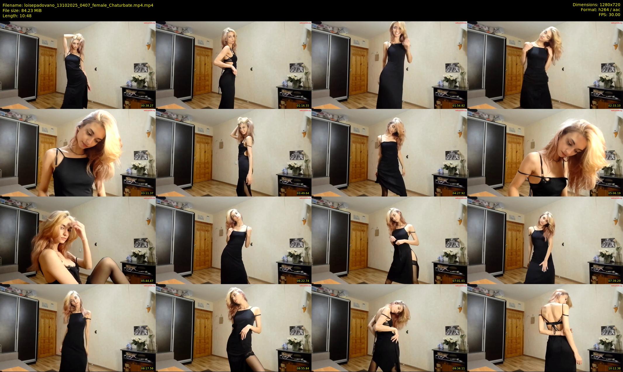 loisepadovano — 11 minute Chaturbate female cam show recording, 720p, Oct 13, 2025
