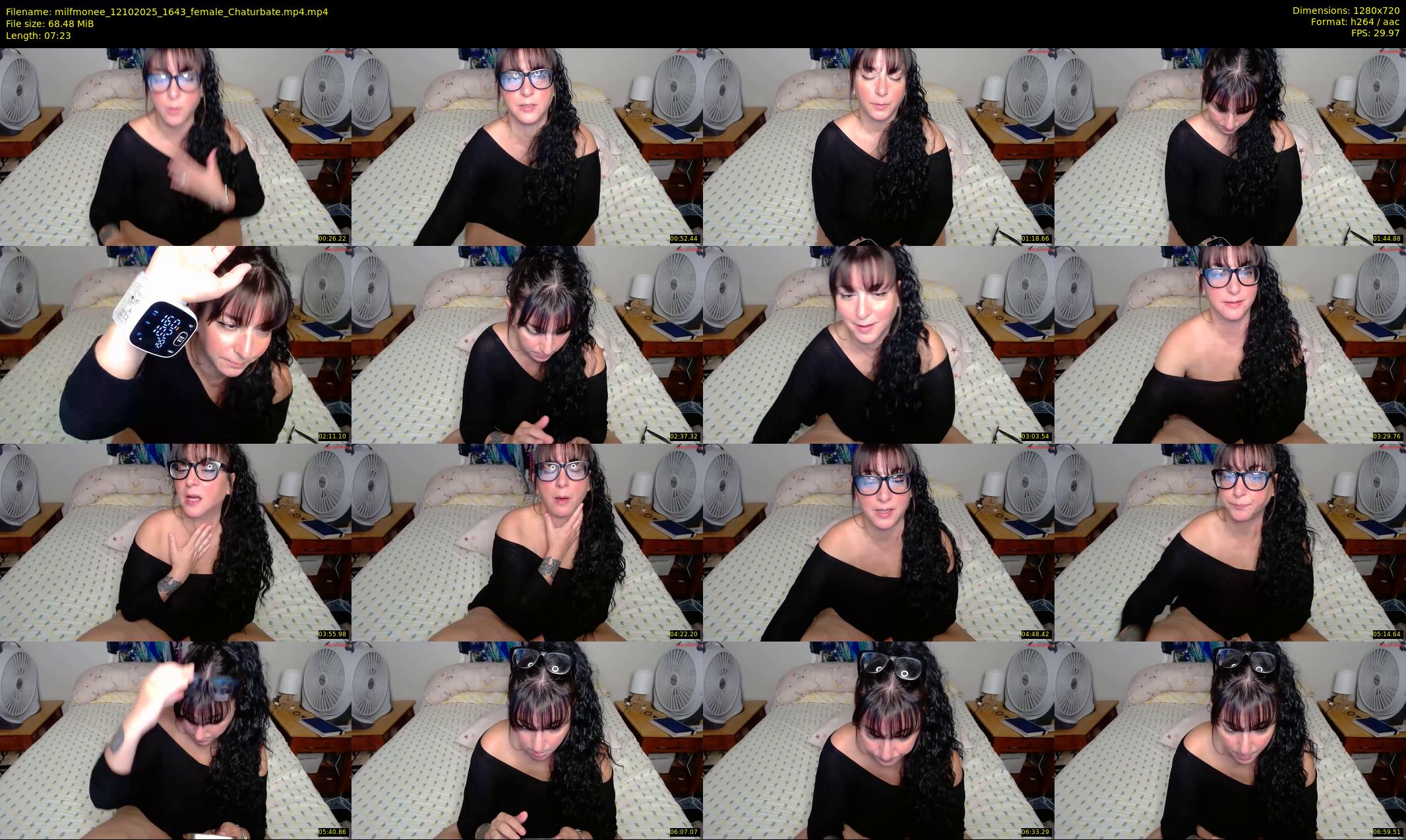 milfmonee — 8 minute Chaturbate female cam show recording, 720p, Oct 12, 2025