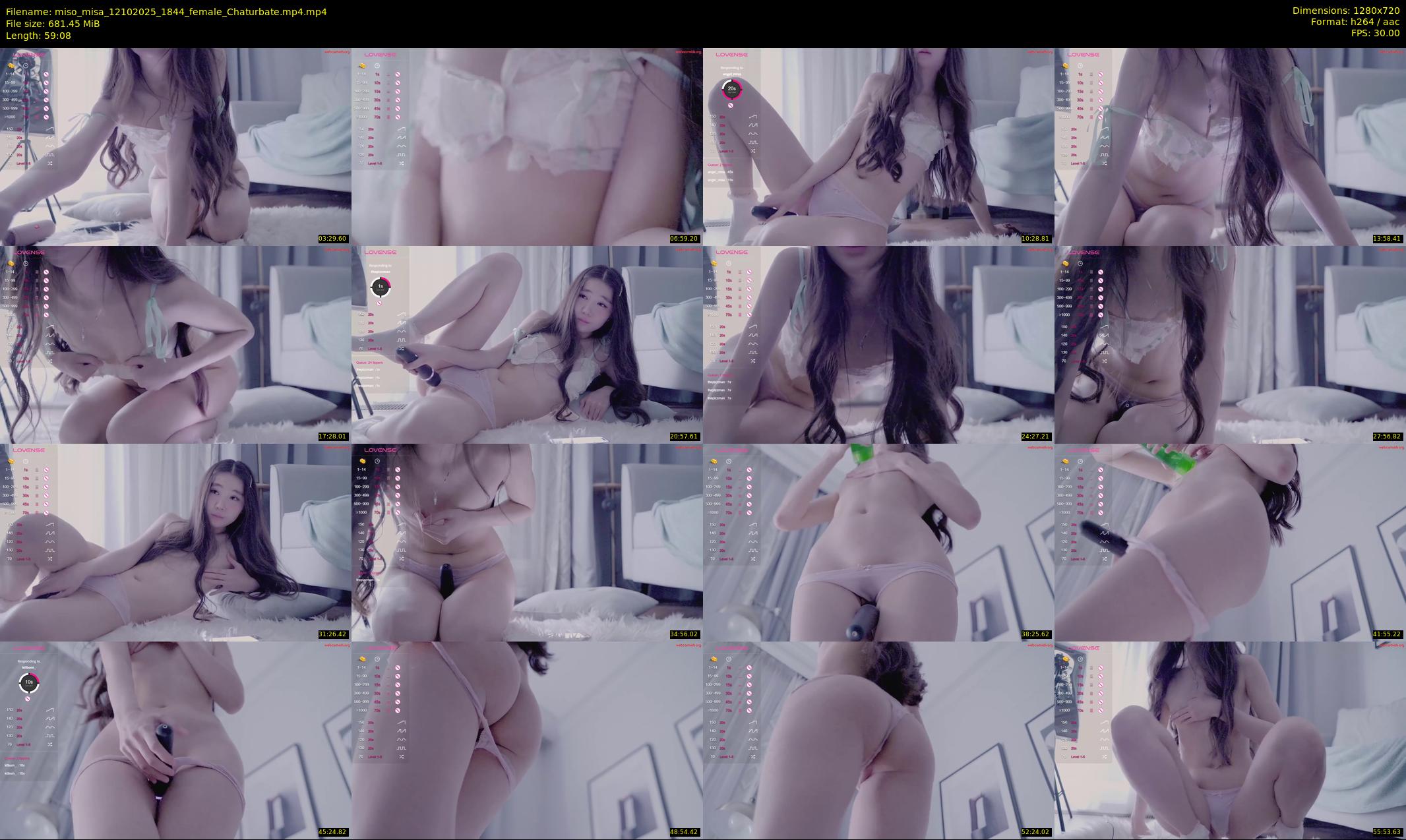 miso_misa — 60 minute Chaturbate female cam show recording, 720p, Oct 12, 2025