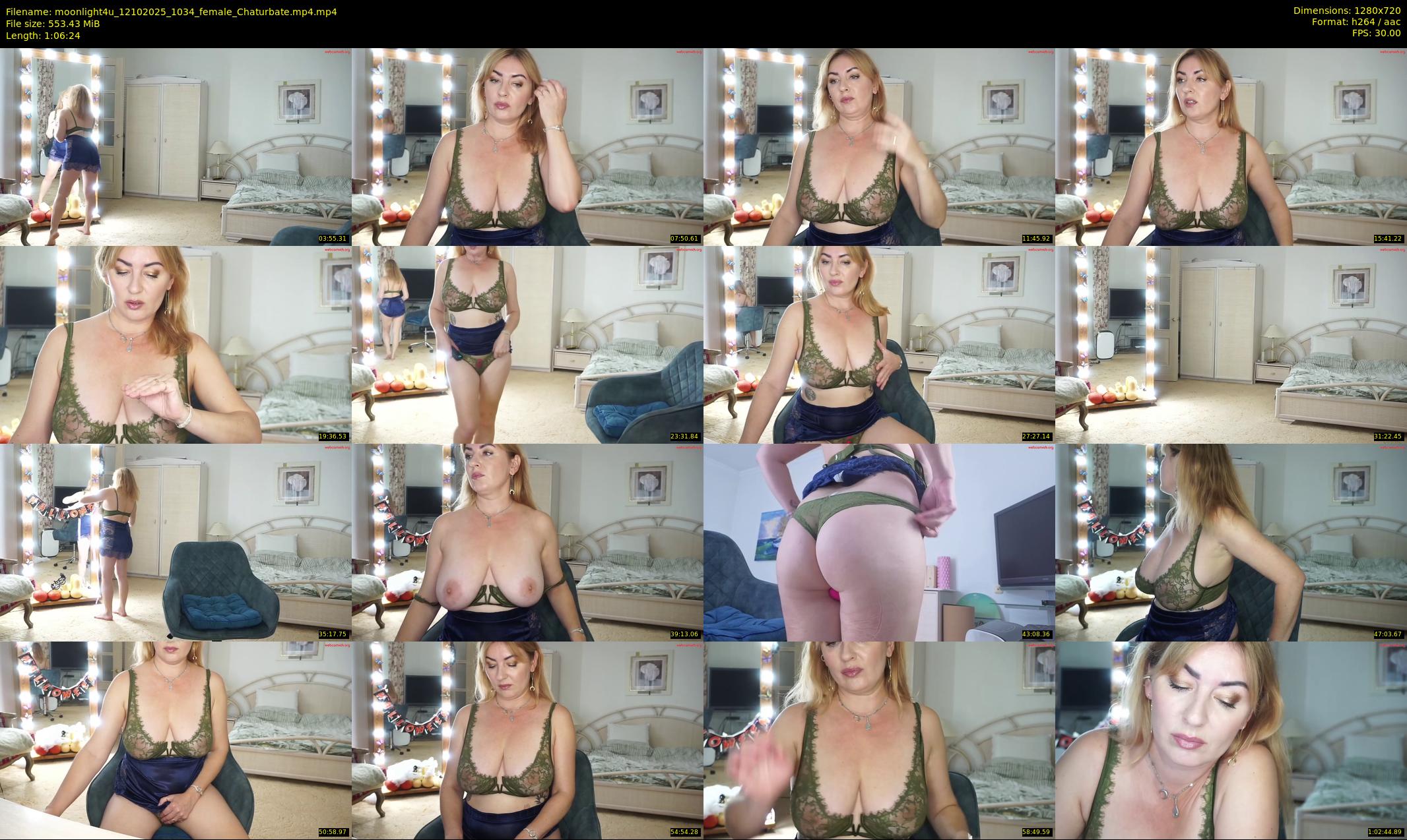 moonlight4u — 67 minute Chaturbate female cam show recording, 720p, Oct 12, 2025
