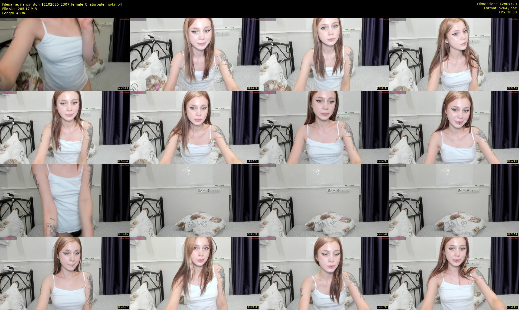 nancy_ston — 41 minute Chaturbate female cam show recording, 720p, Oct 12, 2025