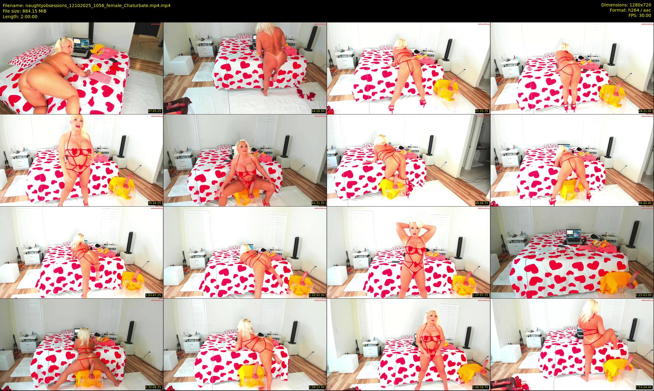 naughtyobsessions — 120 minute Chaturbate female cam show recording, 720p, Oct 12, 2025