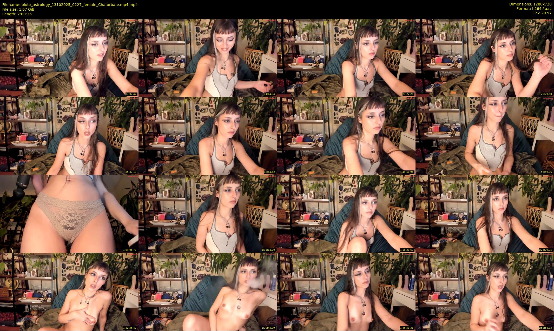 pluto_astrology — 121 minute Chaturbate female cam show recording, 720p, Oct 13, 2025