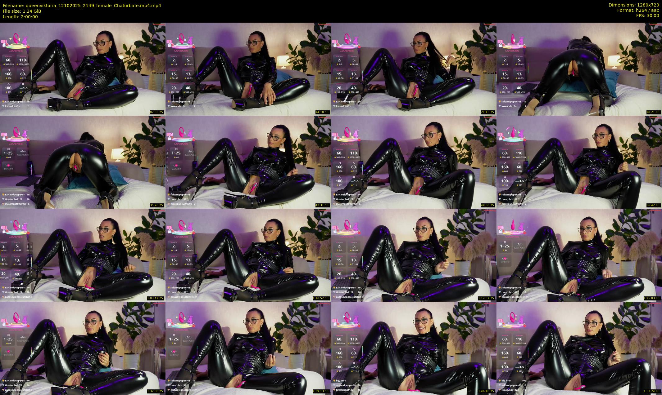queenviktoria — 120 minute Chaturbate female cam show recording, 720p, Oct 12, 2025
