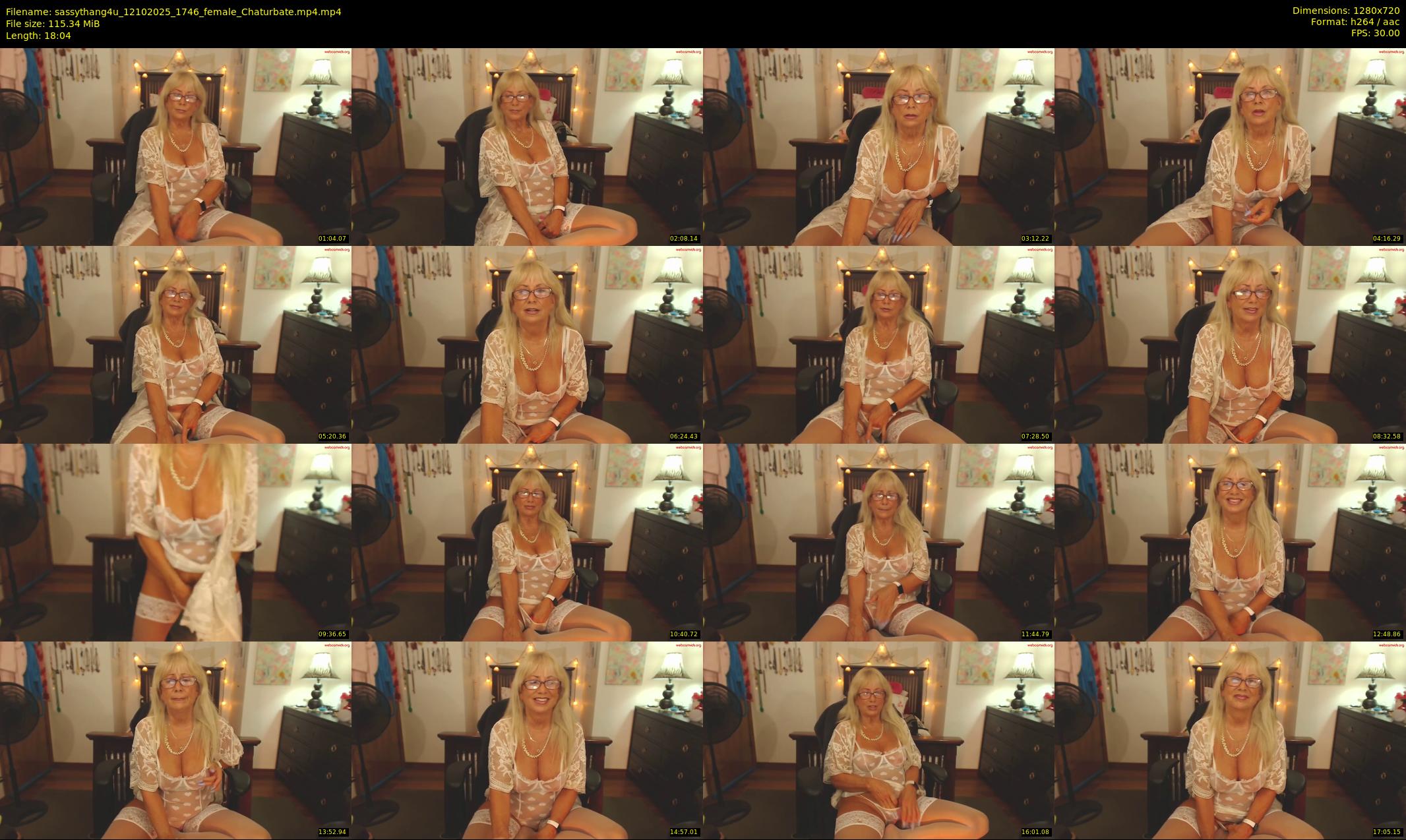 sassythang4u — 19 minute Chaturbate female cam show recording, 720p, Oct 12, 2025