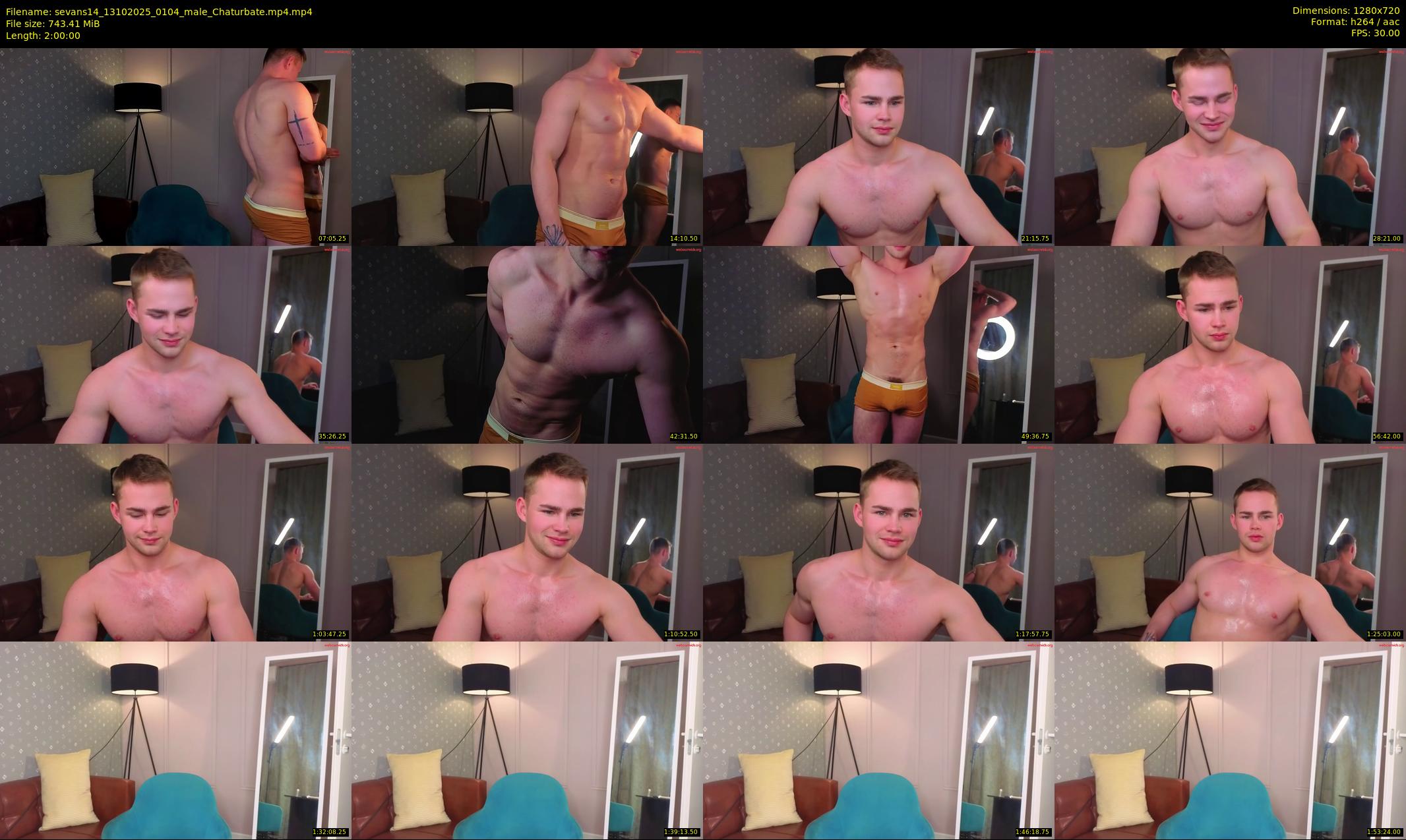 sevans14 — 120 minute Chaturbate male cam show recording, 720p, Oct 13, 2025