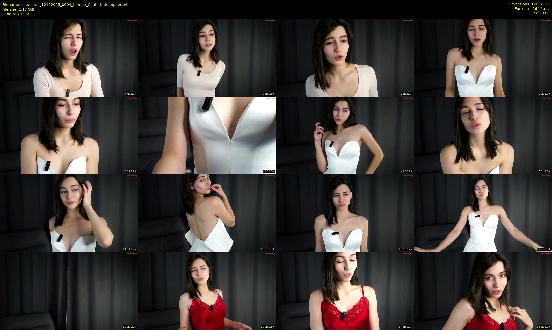 sheenadu — 120 minute Chaturbate female cam show recording, 720p, Oct 12, 2025