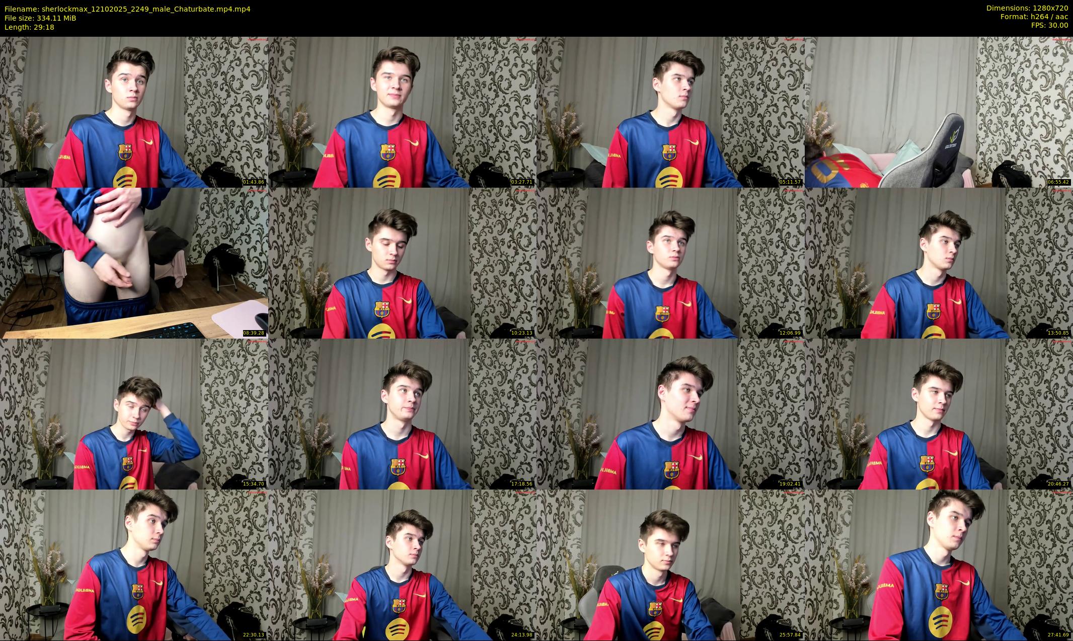 sherlockmax — 30 minute Chaturbate male cam show recording, 720p, Oct 12, 2025