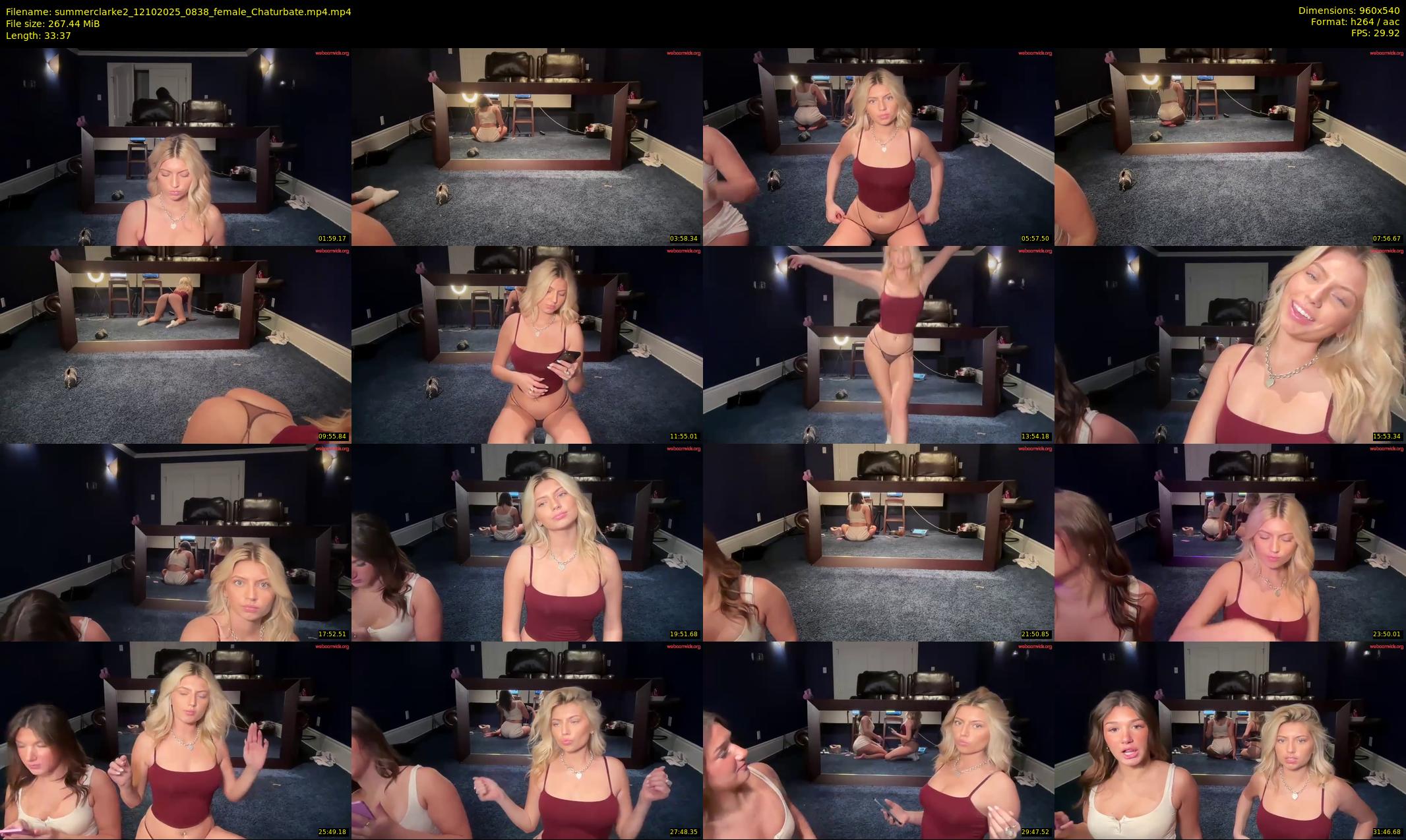 summerclarke2 — 34 minute Chaturbate female cam show recording, 480p, Oct 12, 2025