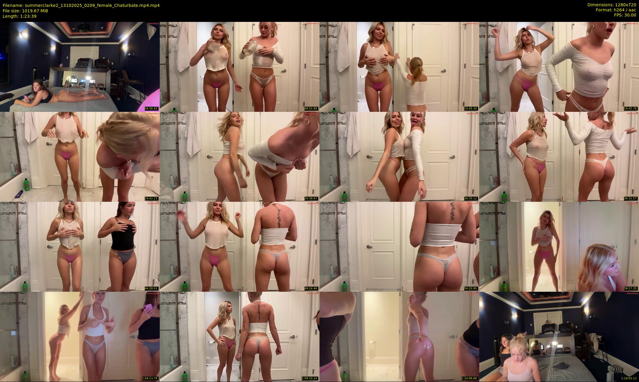 summerclarke2 — 84 minute Chaturbate female cam show recording, 720p, Oct 13, 2025
