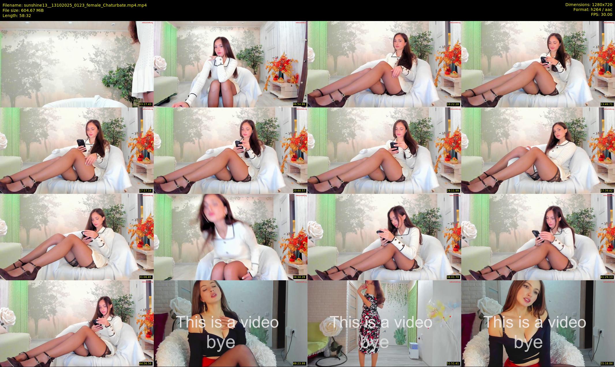 sunshine13_ — 59 minute Chaturbate female cam show recording, 720p, Oct 13, 2025