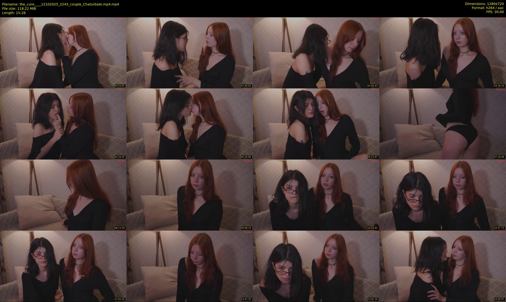 the_cure___ — 16 minute Chaturbate couple cam show recording, 720p, Oct 12, 2025