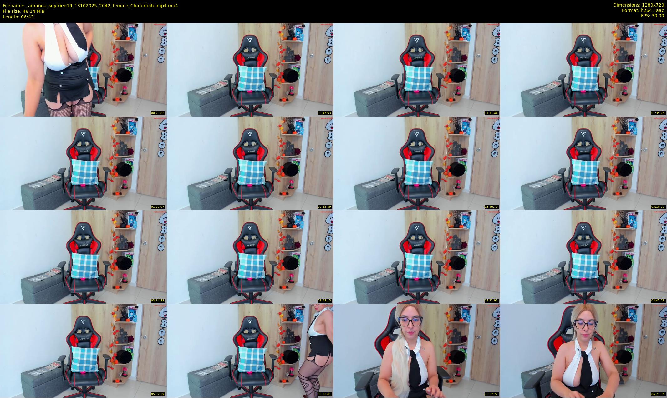 _amanda_seyfried19 — 7 minute Chaturbate female cam show recording, 720p, Oct 13, 2025