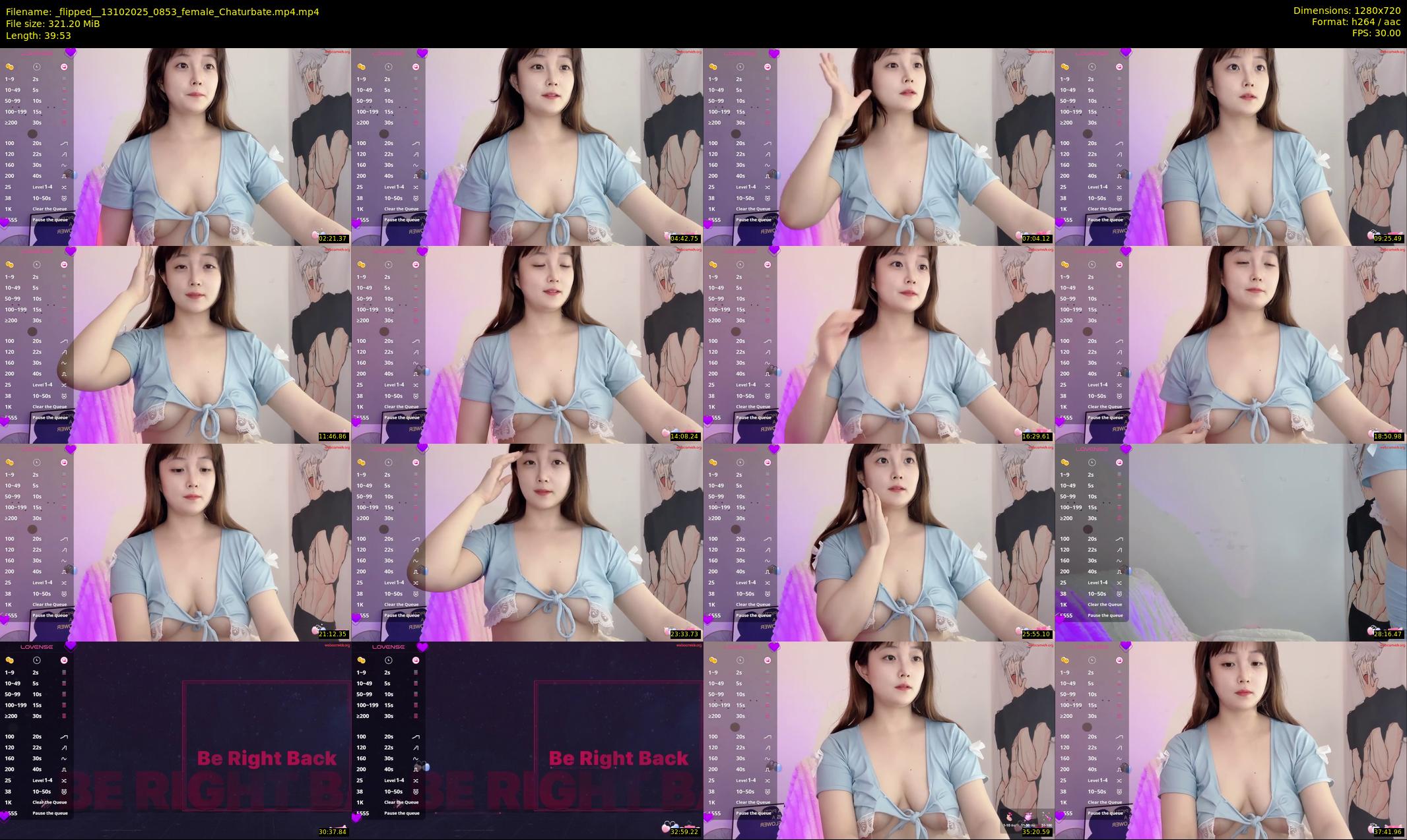 _flipped_ — 40 minute Chaturbate female cam show recording, 720p, Oct 13, 2025