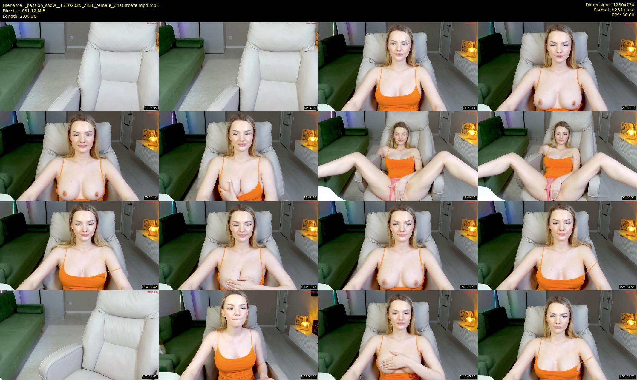 _passion_show_ — 121 minute Chaturbate couple cam show recording, 720p, Oct 13, 2025
