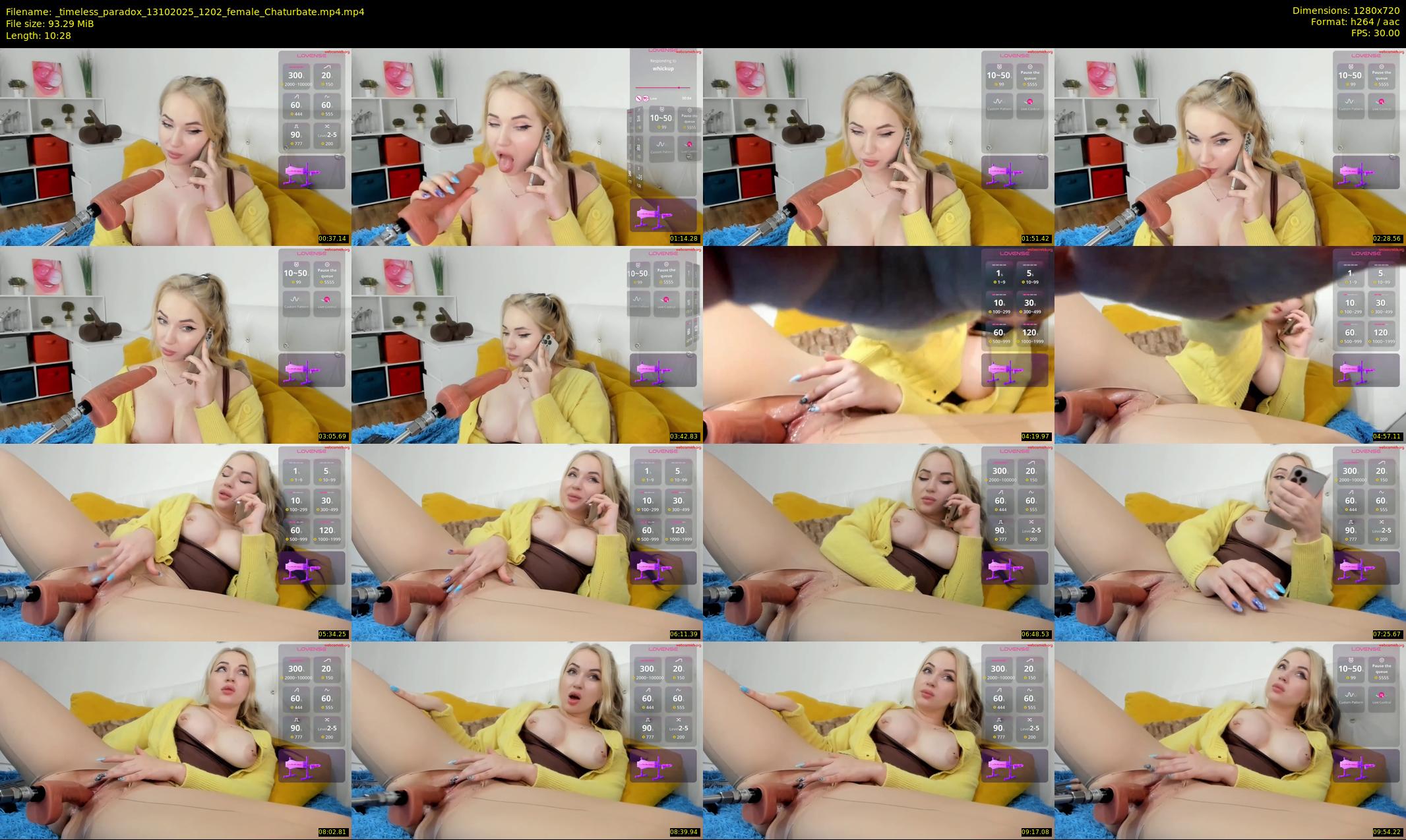 _timeless_paradox — 11 minute Chaturbate female cam show recording, 720p, Oct 13, 2025