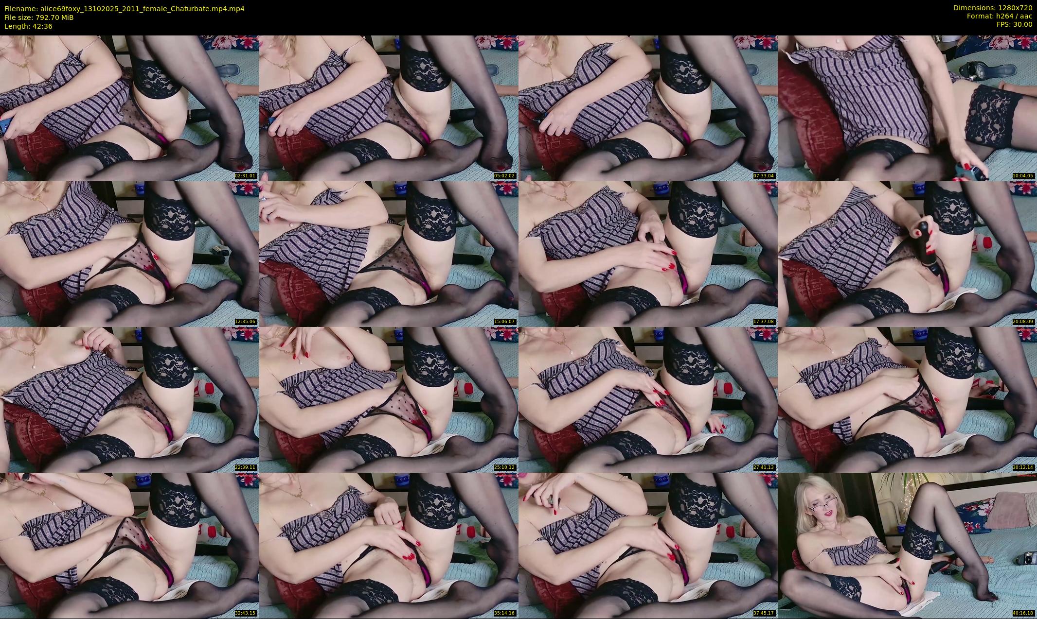 alice69foxy — 43 minute Chaturbate female cam show recording, 720p, Oct 13, 2025