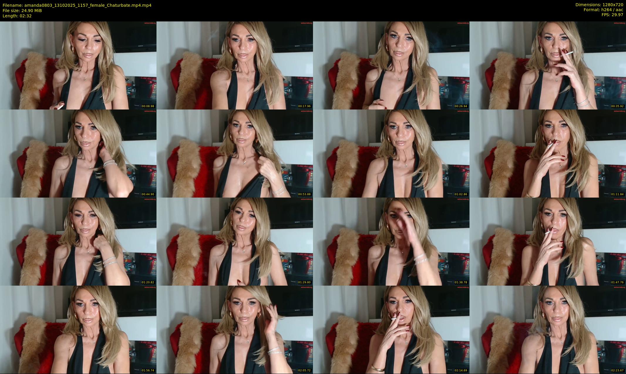 amanda0803 — 3 minute Chaturbate female cam show recording, 720p, Oct 13, 2025