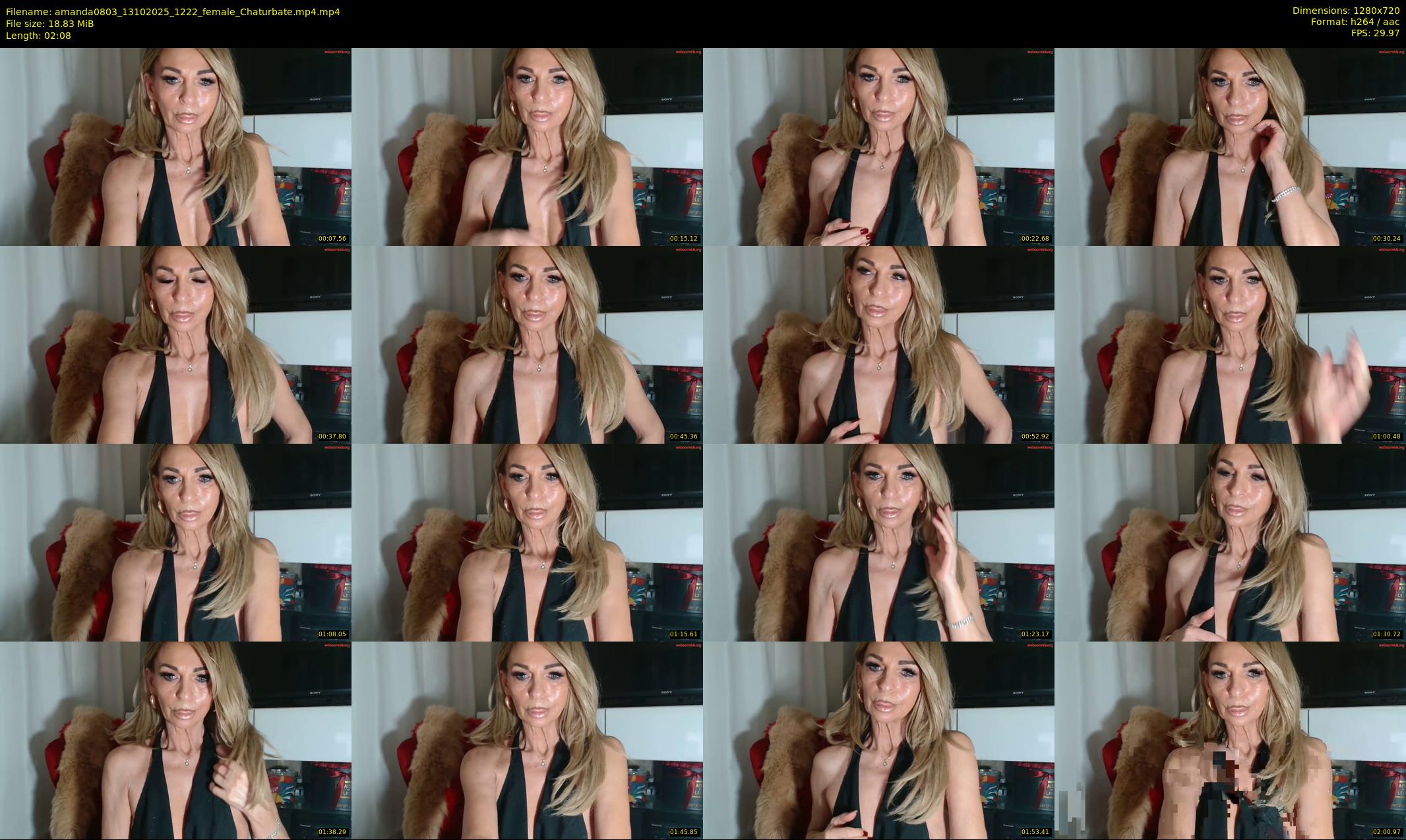 amanda0803 — 3 minute Chaturbate female cam show recording, 720p, Oct 13, 2025
