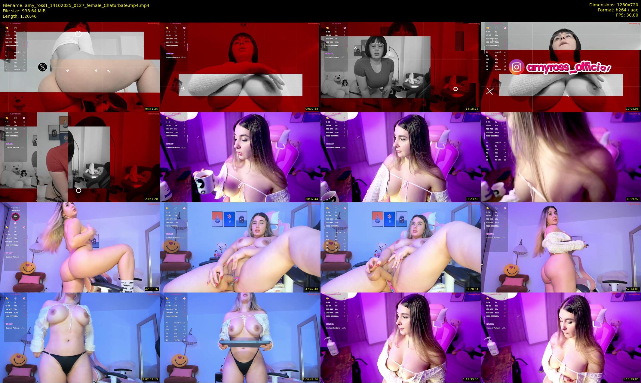amy_ross1 — 81 minute Chaturbate female cam show recording, 720p, Oct 14, 2025