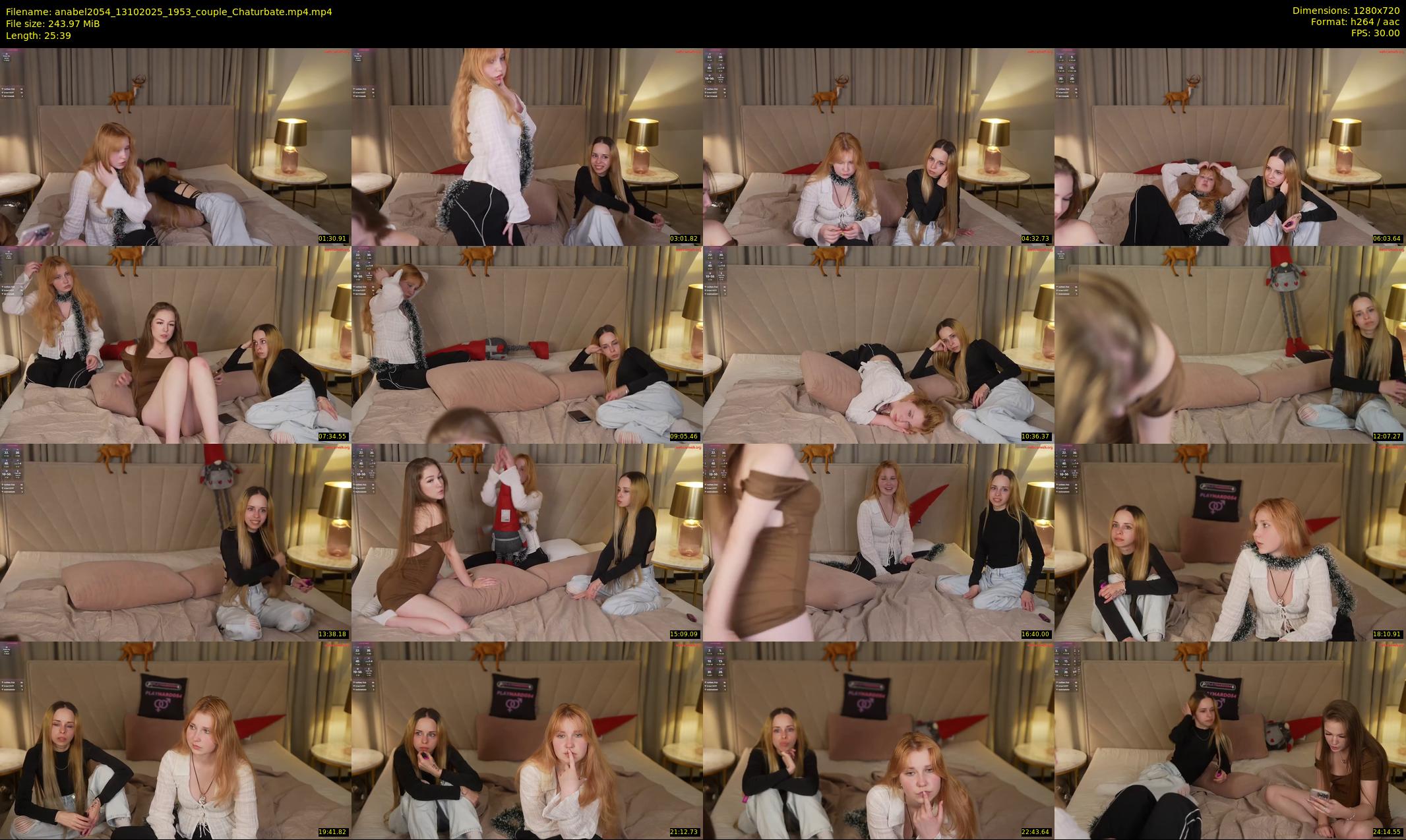 anabel2054 — 26 minute Chaturbate female cam show recording, 720p, Oct 13, 2025