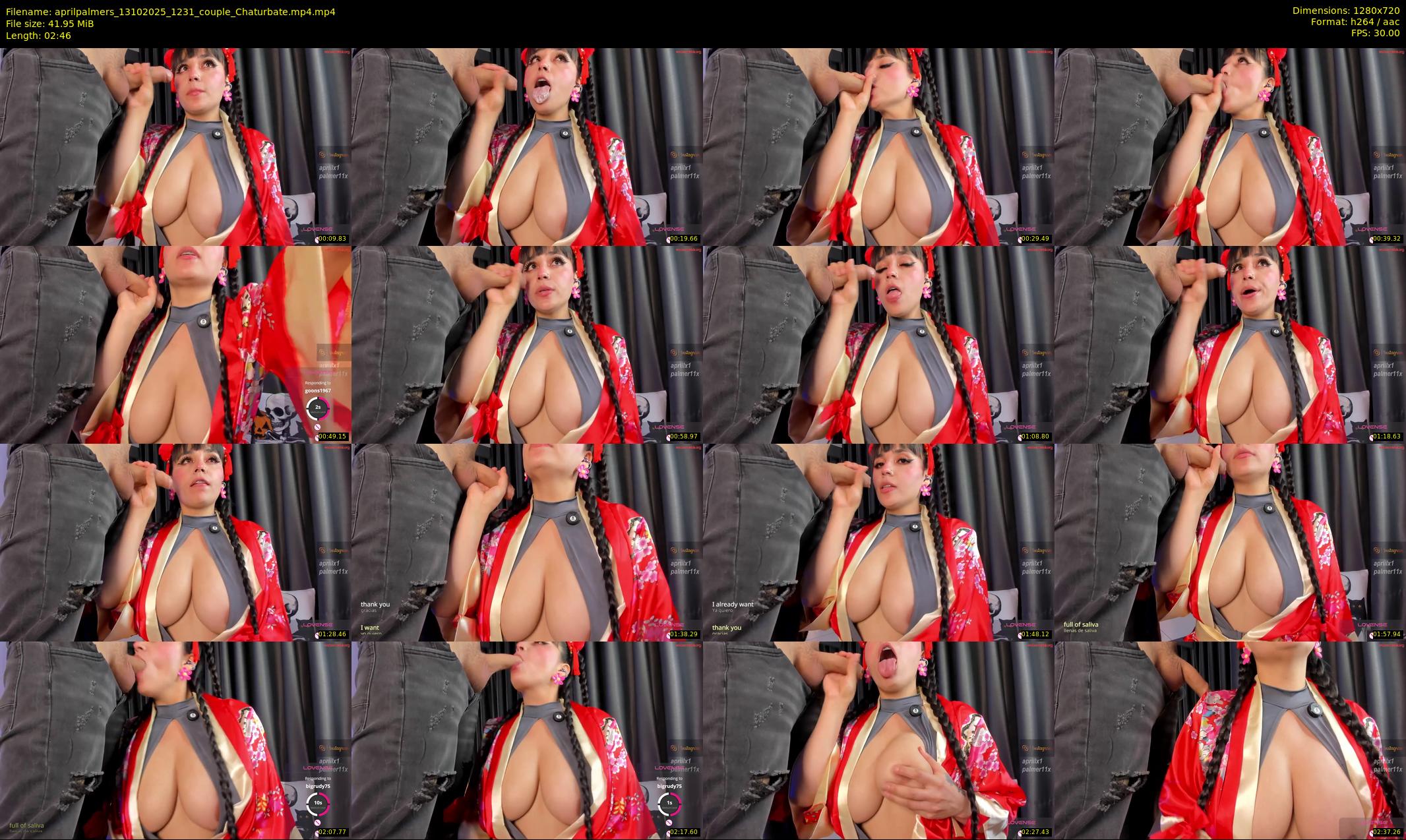 aprilpalmers — 3 minute Chaturbate female cam show recording, 720p, Oct 13, 2025