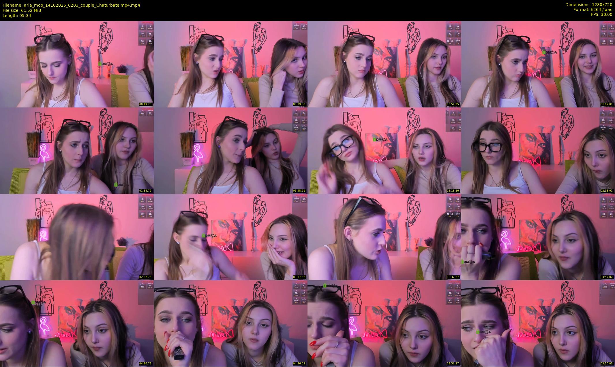 aria_moo — 6 minute Chaturbate couple cam show recording, 720p, Oct 14, 2025