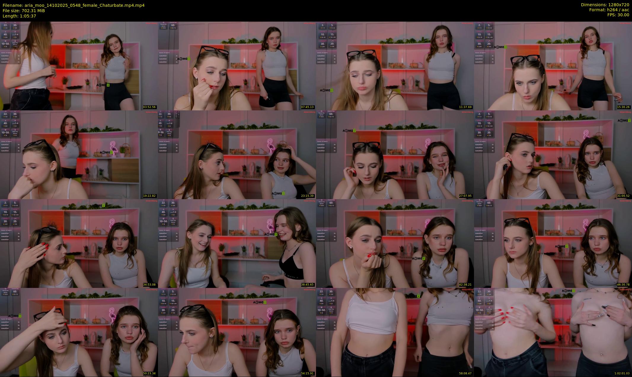 aria_moo — 66 minute Chaturbate couple cam show recording, 720p, Oct 14, 2025