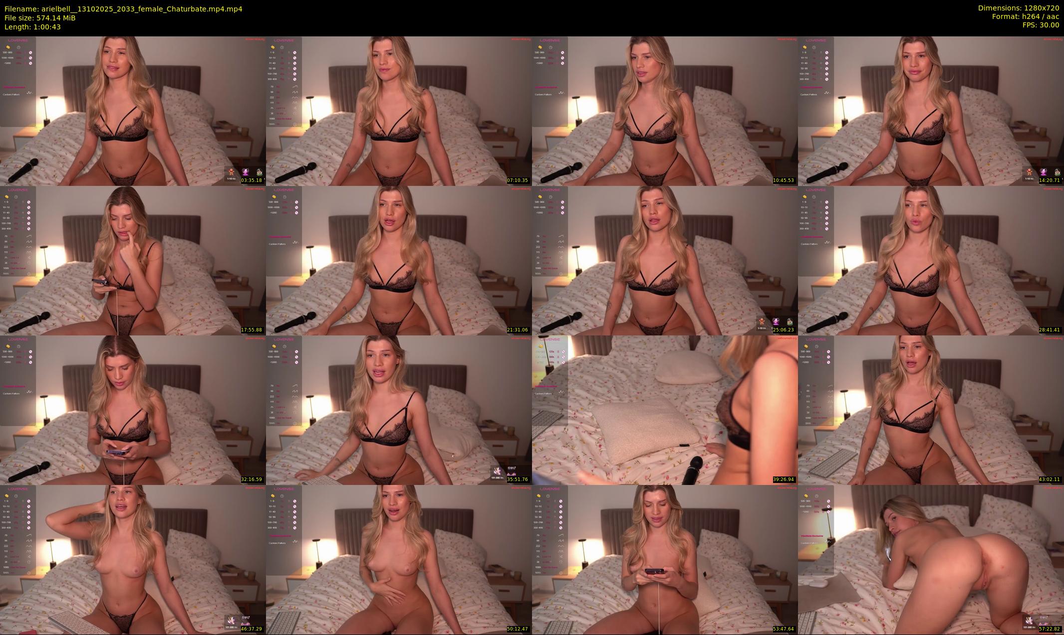 arielbell_ — 61 minute Chaturbate female cam show recording, 720p, Oct 13, 2025