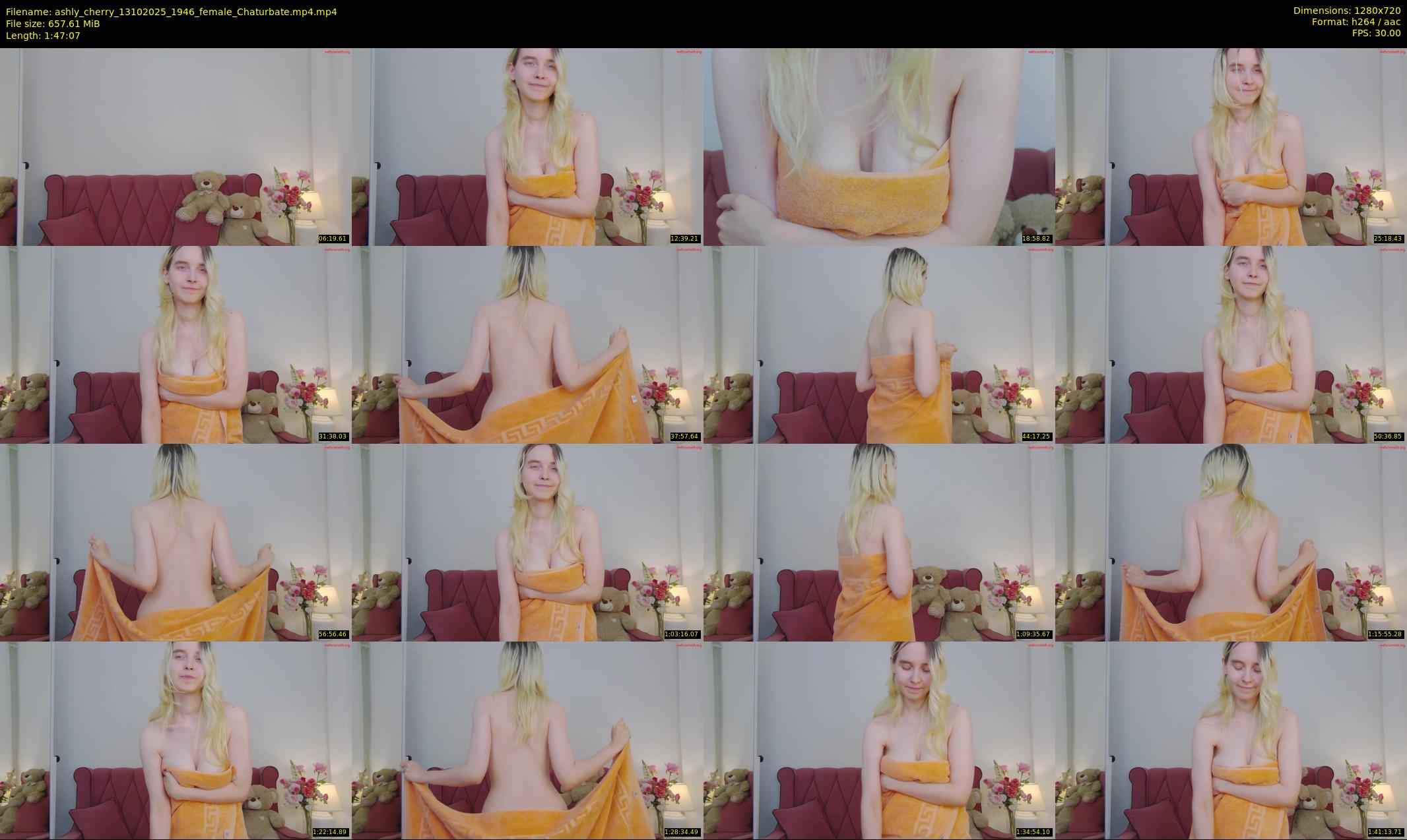 ashly_cherry — 108 minute Chaturbate female cam show recording, 720p, Oct 13, 2025
