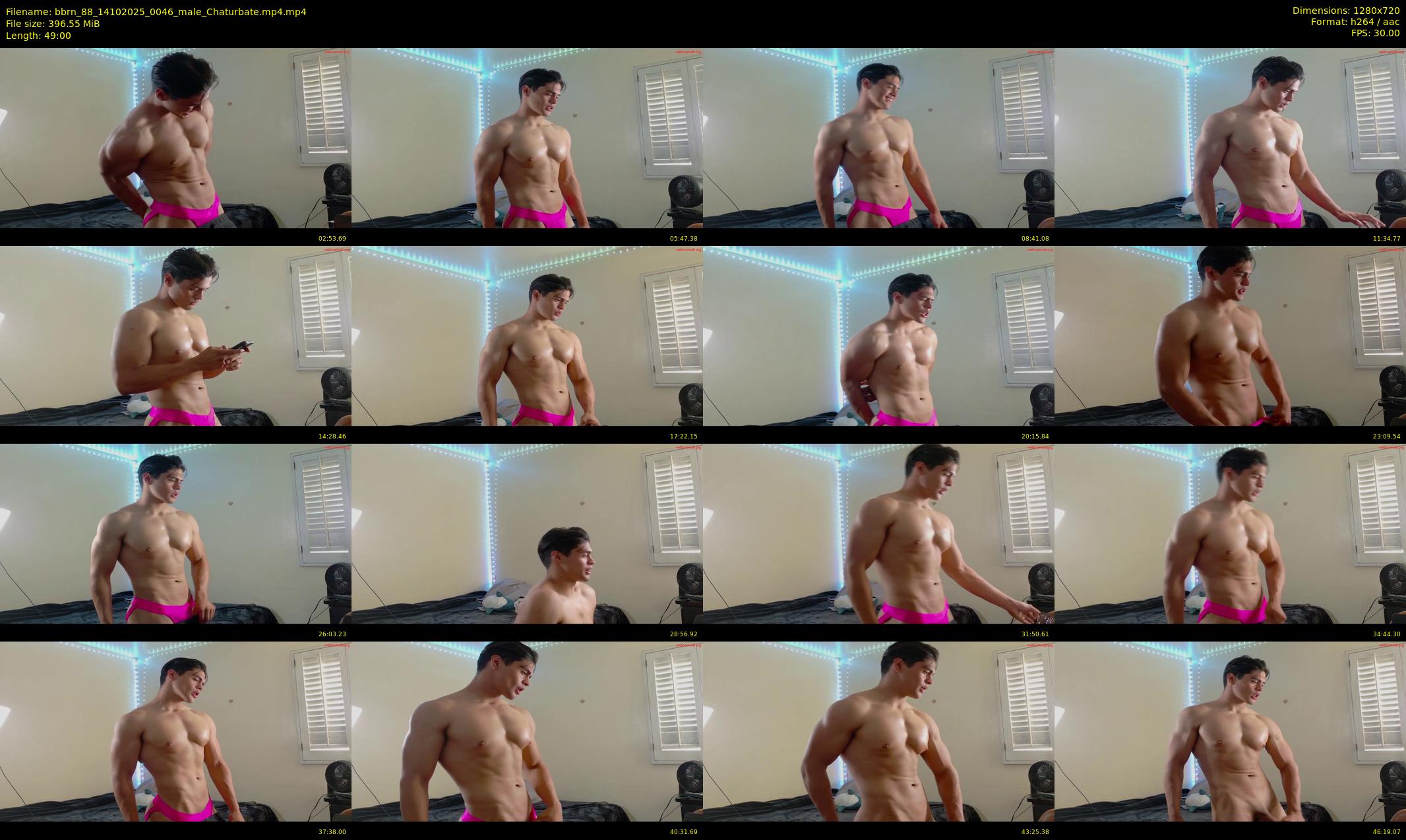 bbrn_88 — 49 minute Chaturbate male cam show recording, 720p, Oct 14, 2025