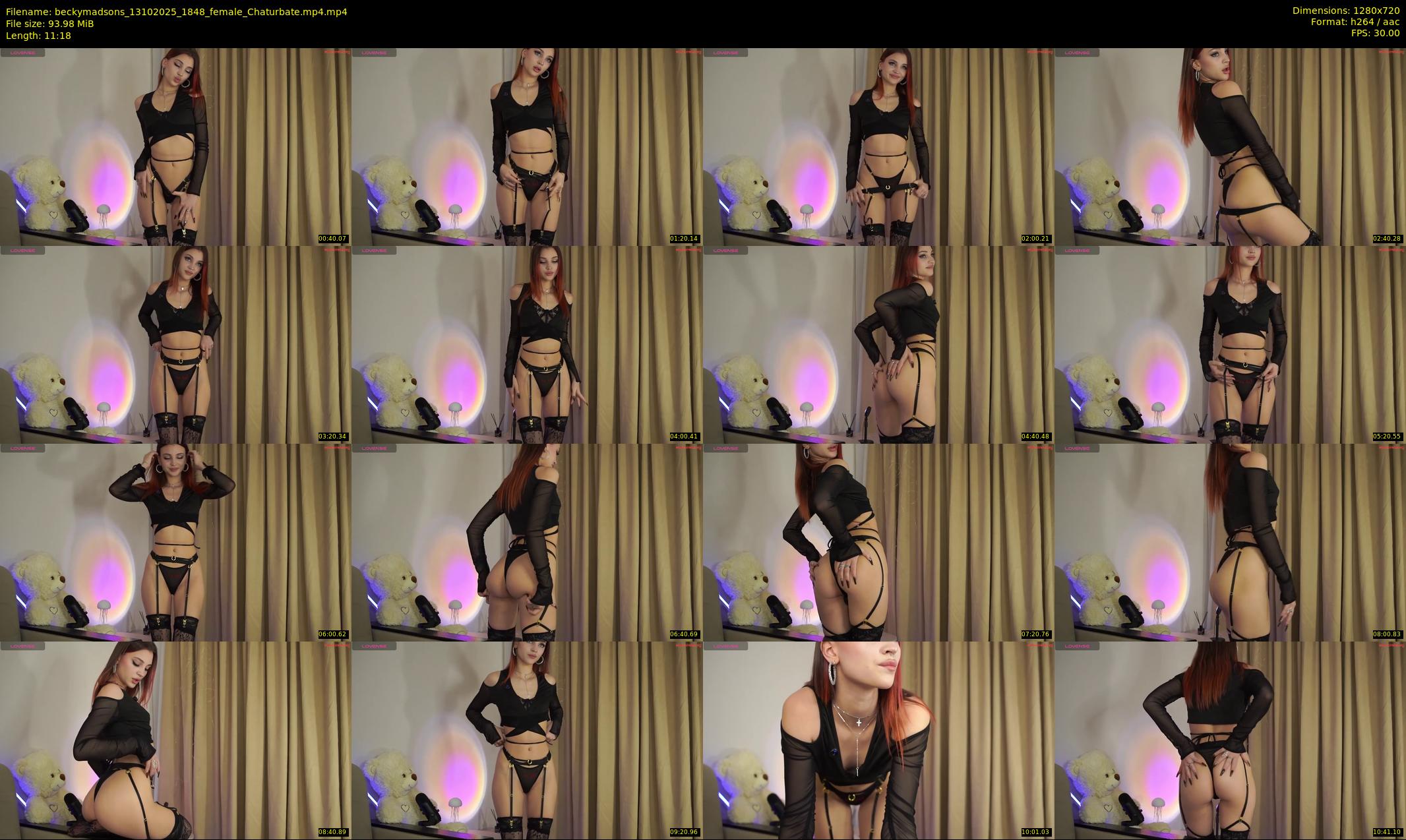 beckymadsons — 12 minute Chaturbate female cam show recording, 720p, Oct 13, 2025
